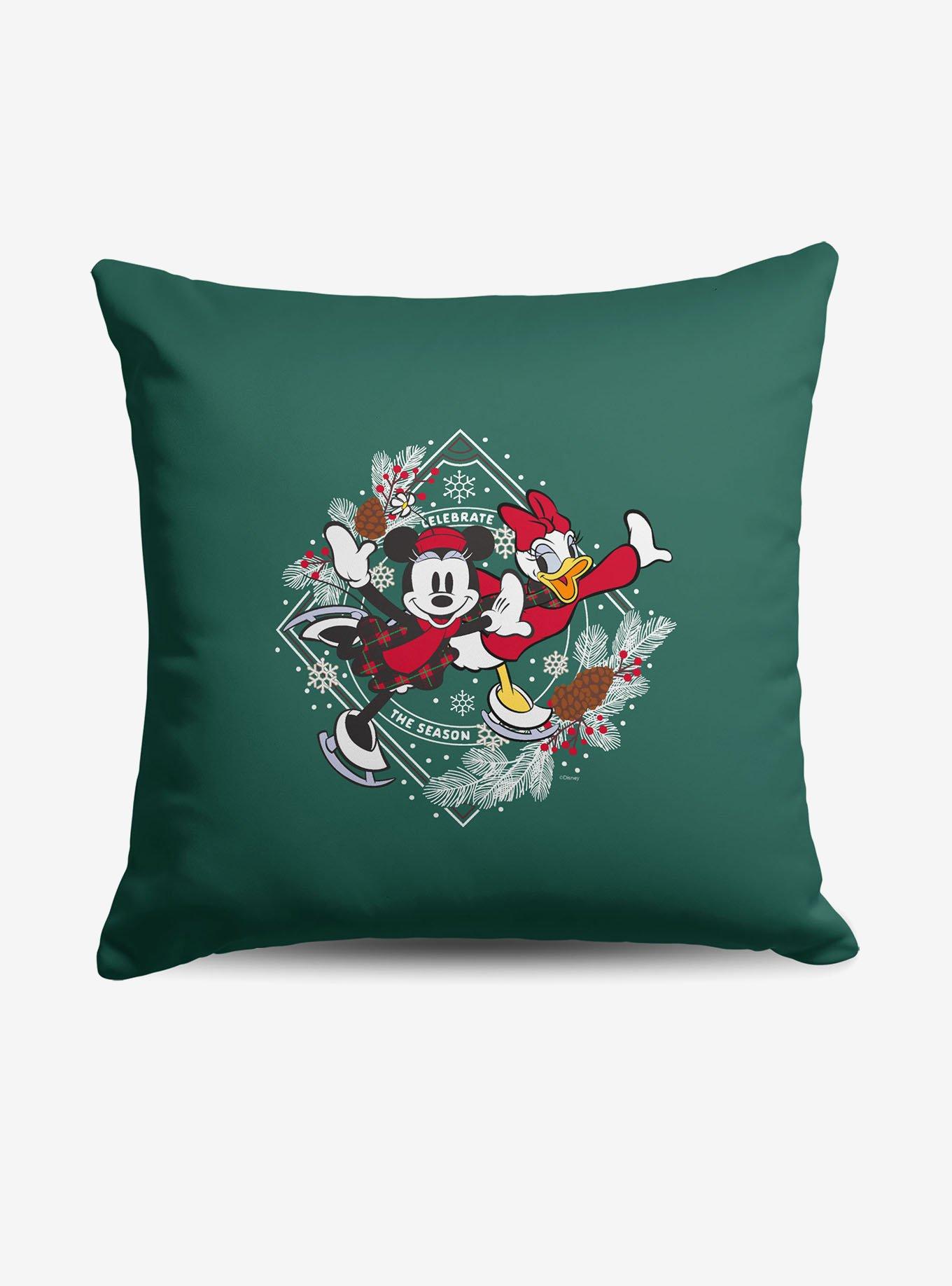 Disney Mickey & Friends Celebrate The Season Throw Pillow,Specials : American Fashion Style Bags On Sale