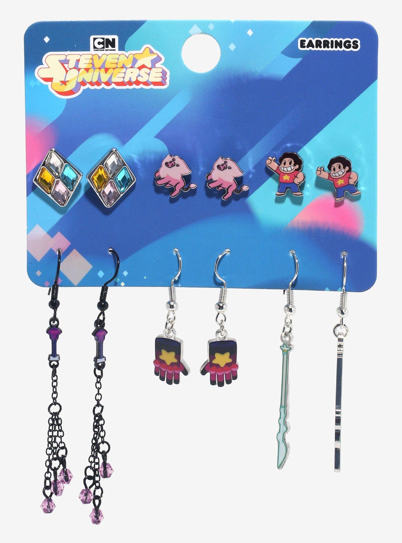 Steven Universe Character Icons Earring Set, , hi-res