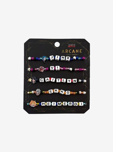 Arcane Character Bead Bracelet Set | Hot Topic