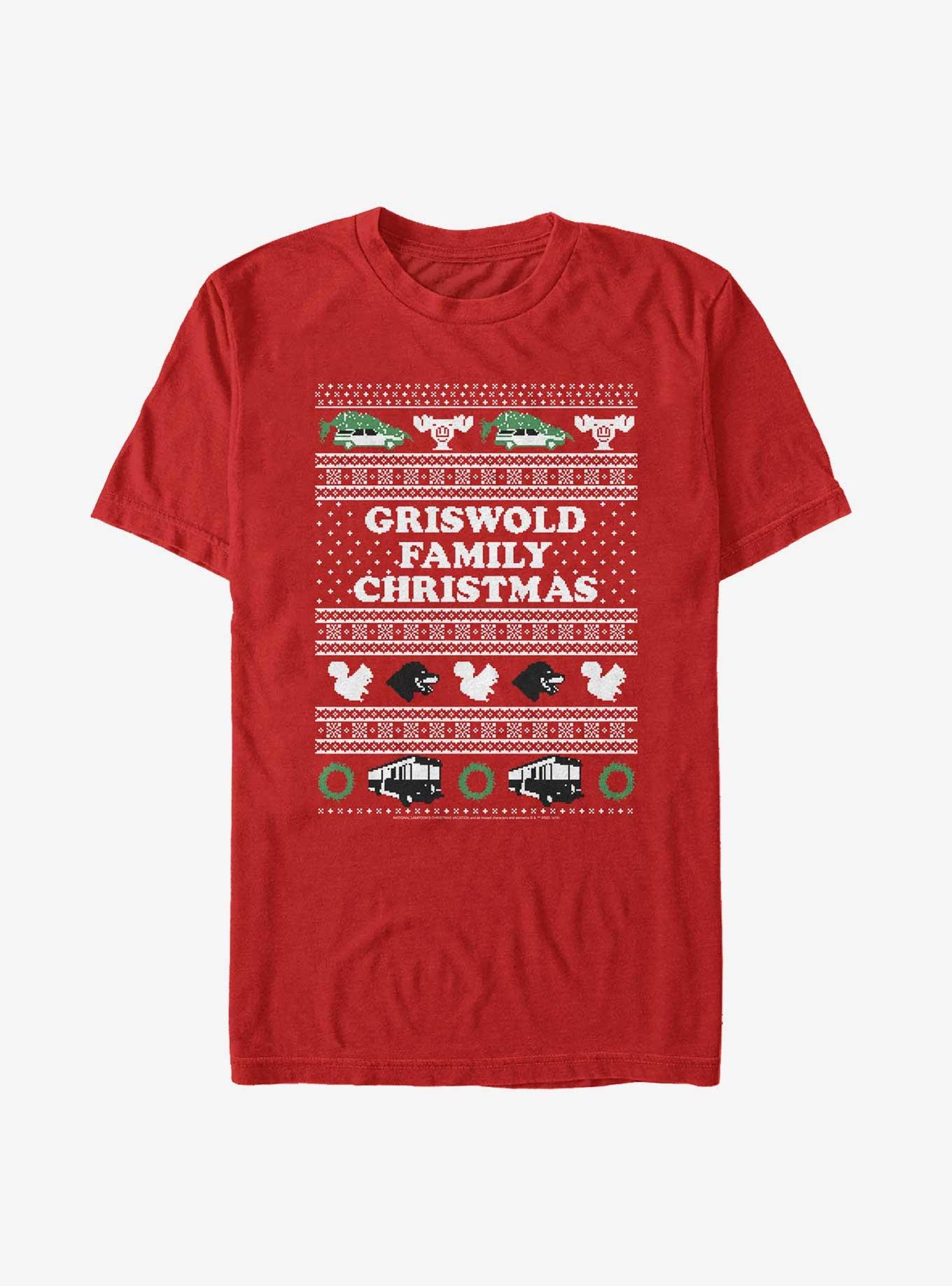 National Lampoon's Christmas Vacation Griswold Family Christmas Ugly Sweater - Red