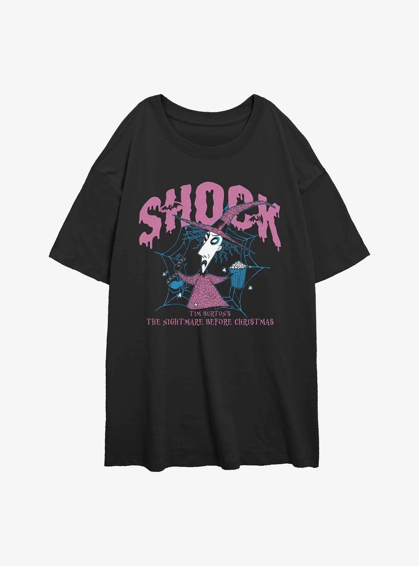 The Nightmare Before Christmas Collegiate Shock Girls Oversized T-Shirt, , hi-res