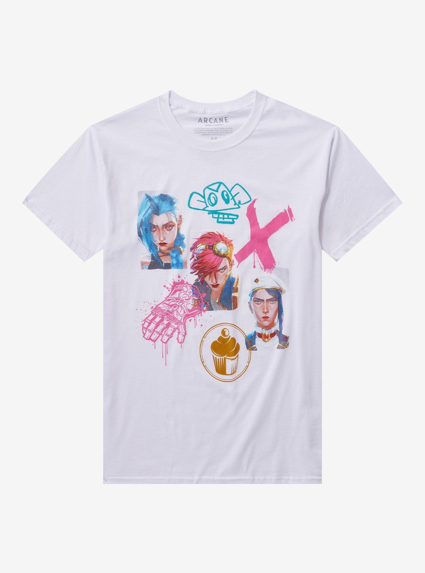 Arcane Graffiti Collage Girls T-Shirt, , hi-res