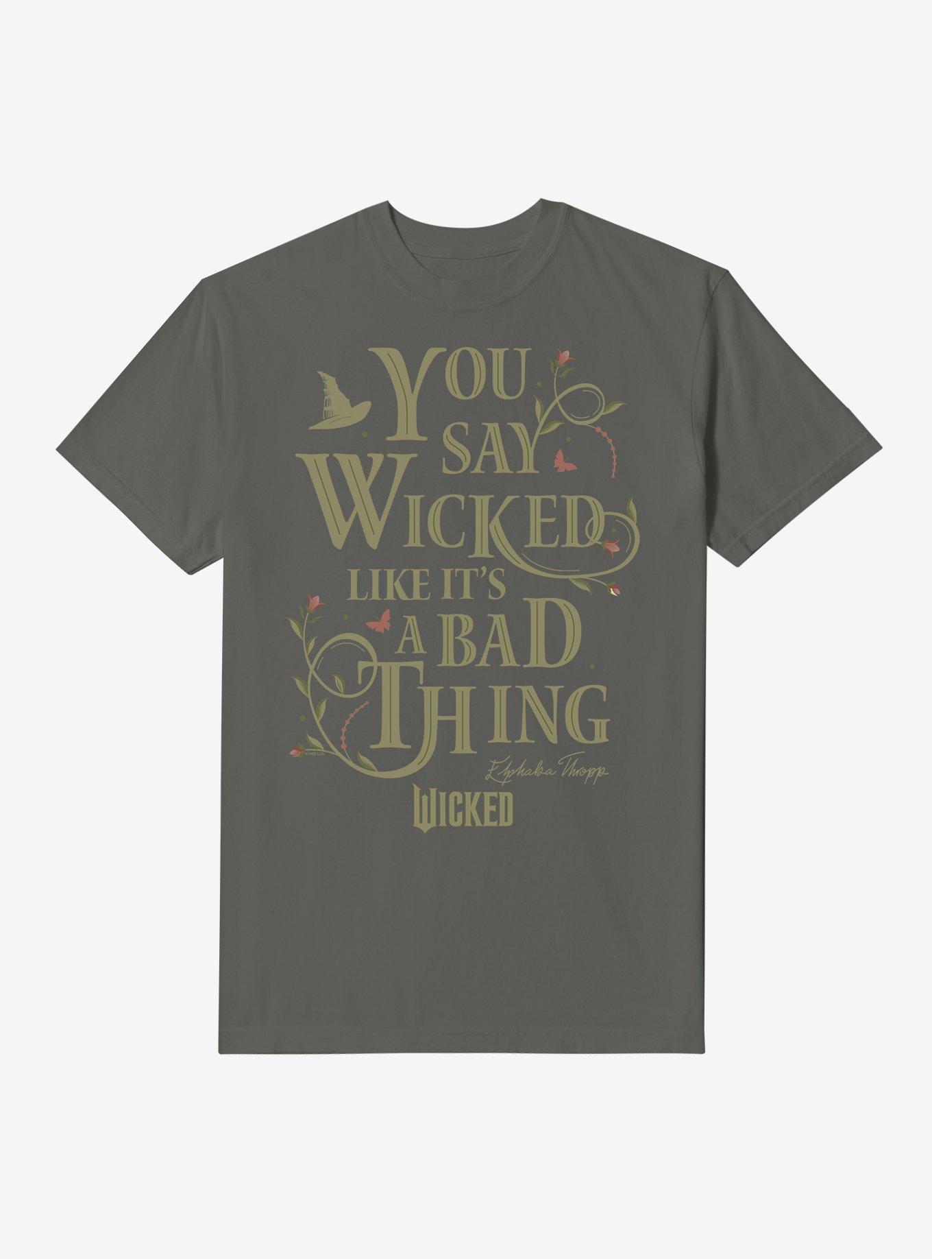 Wicked Elphaba Like It's A Bad Thing Garment Dye T-Shirt, , hi-res