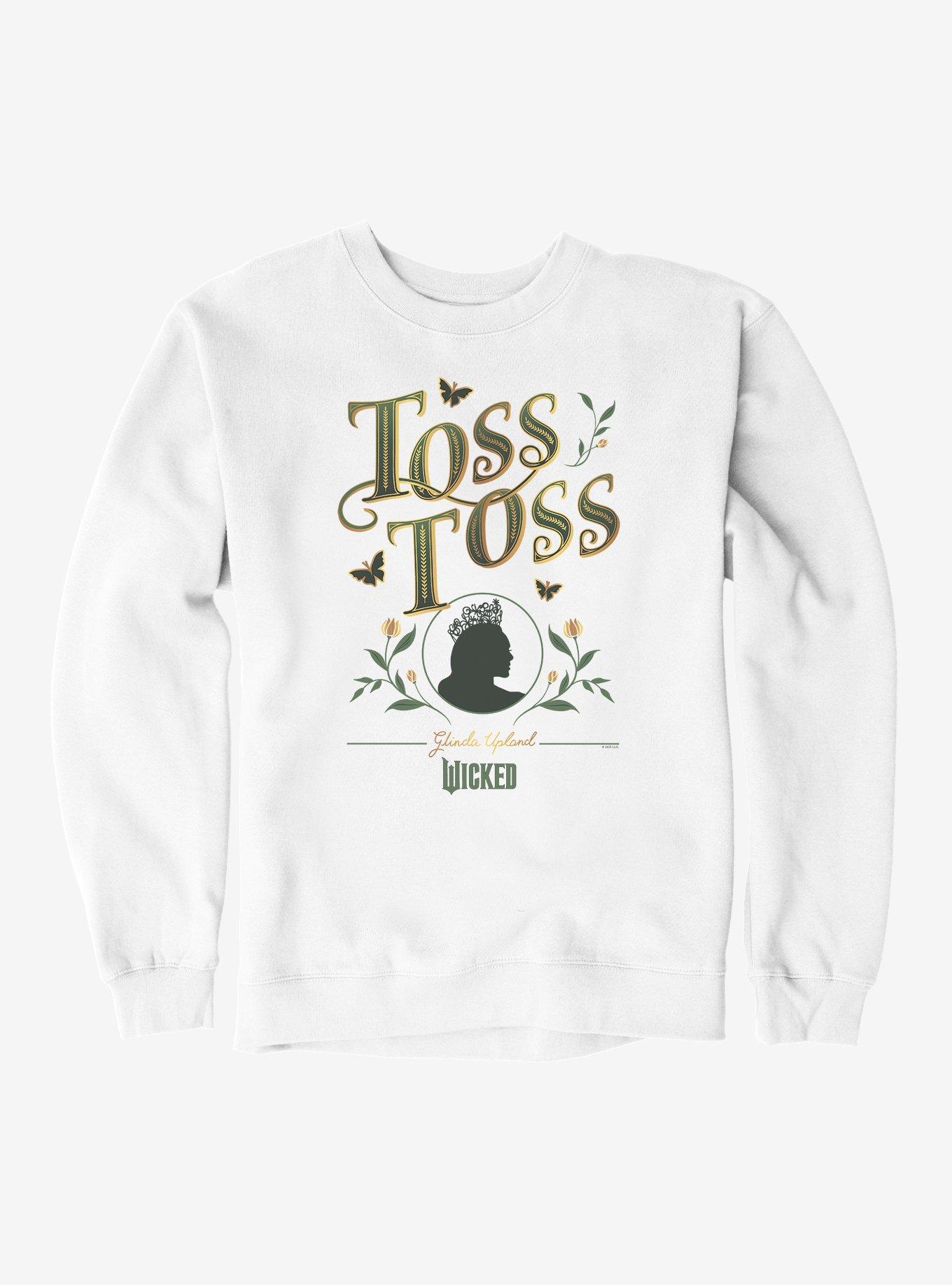 Wicked Toss Toss Glinda Sweatshirt, WHITE, hi-res