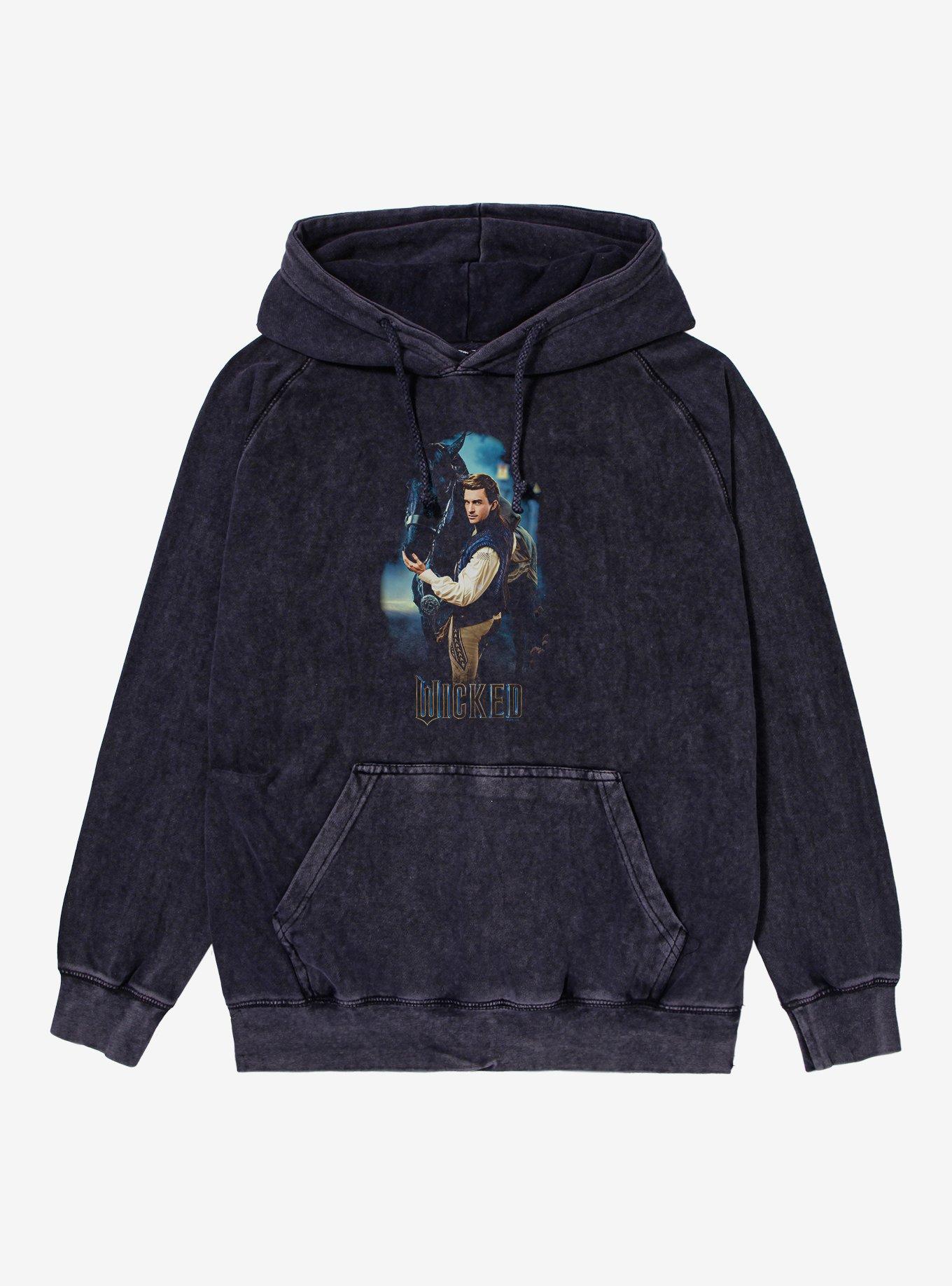 Wicked Defy Gravity Mineral Wash Hoodie, , hi-res