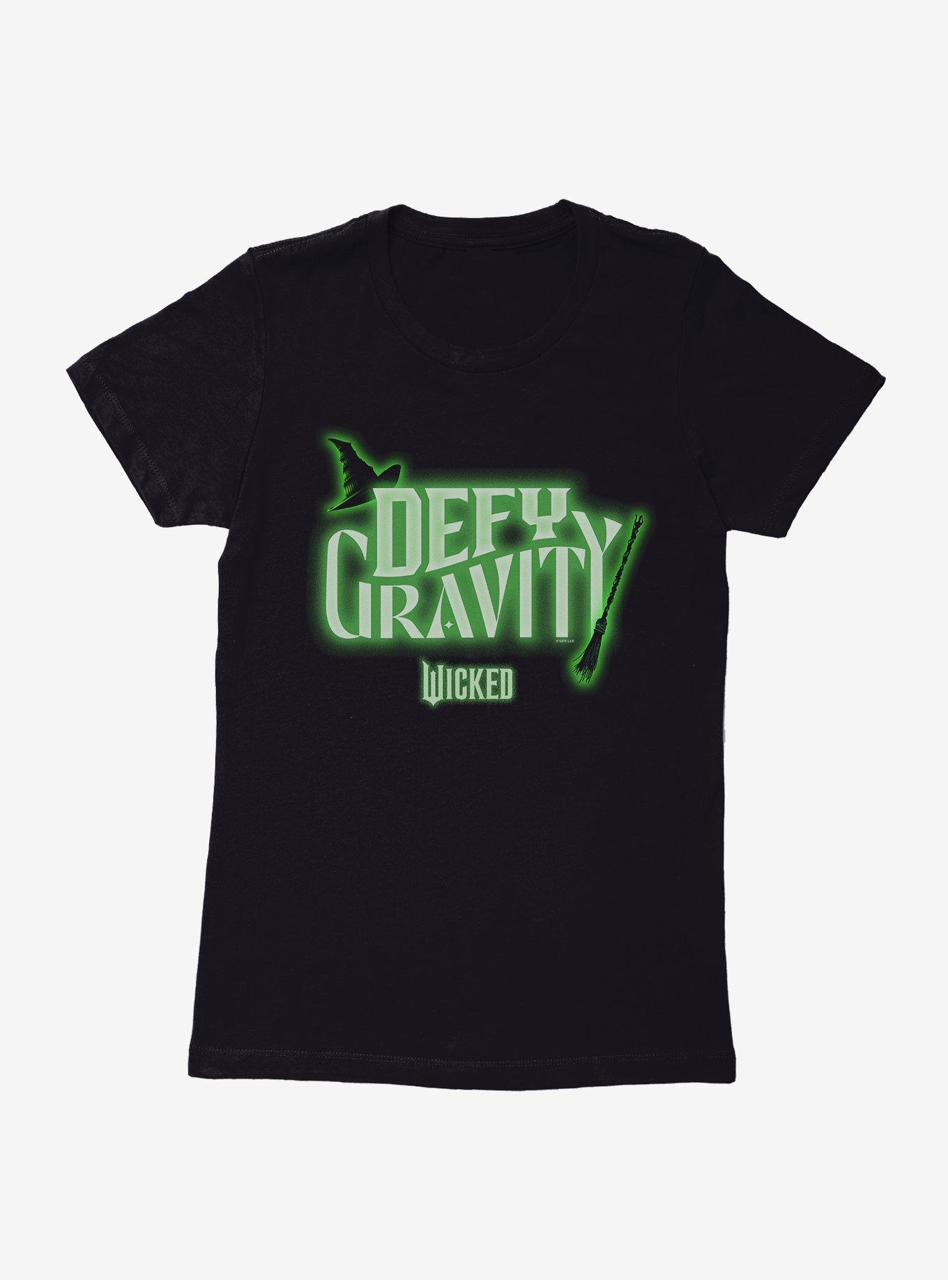 Wicked Defy Gravity Womens T-Shirt, BLACK, hi-res
