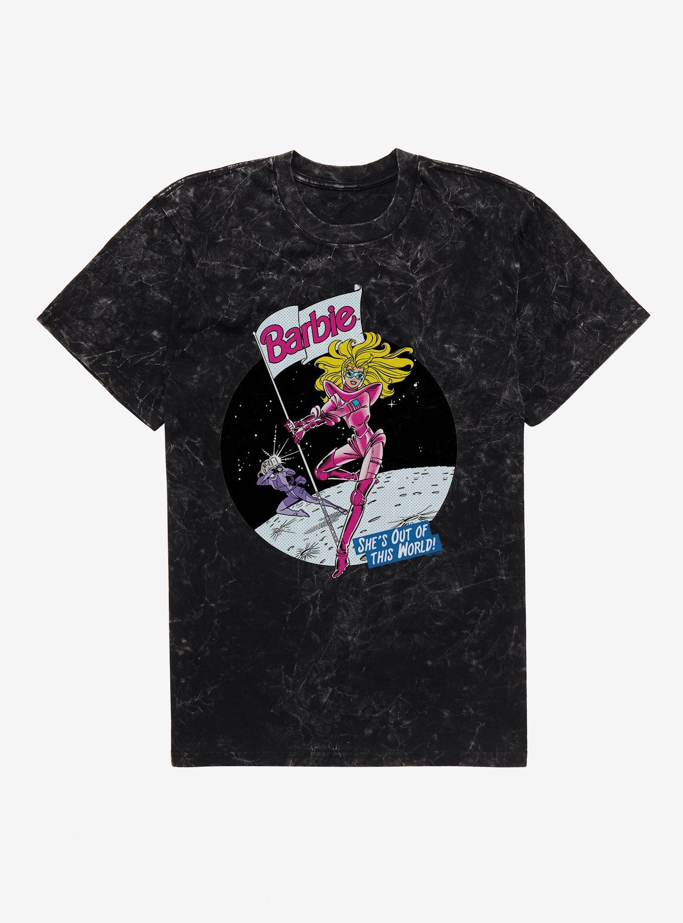 Barbie She´s Out Of This World Mineral Wash T-Shirt,All Products : American Fashion Style Bags On Sale
