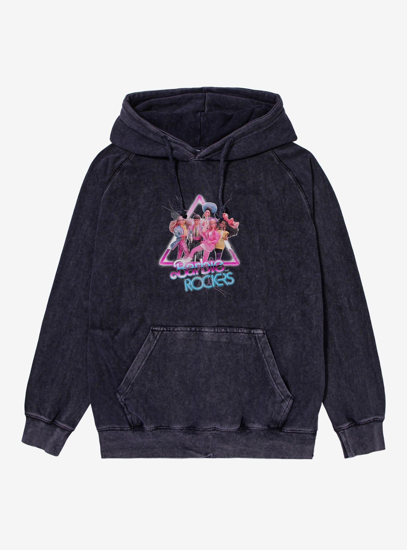 Barbie Rockers Mineral Wash Hoodie,All Products : American Fashion Style Bags On Sale