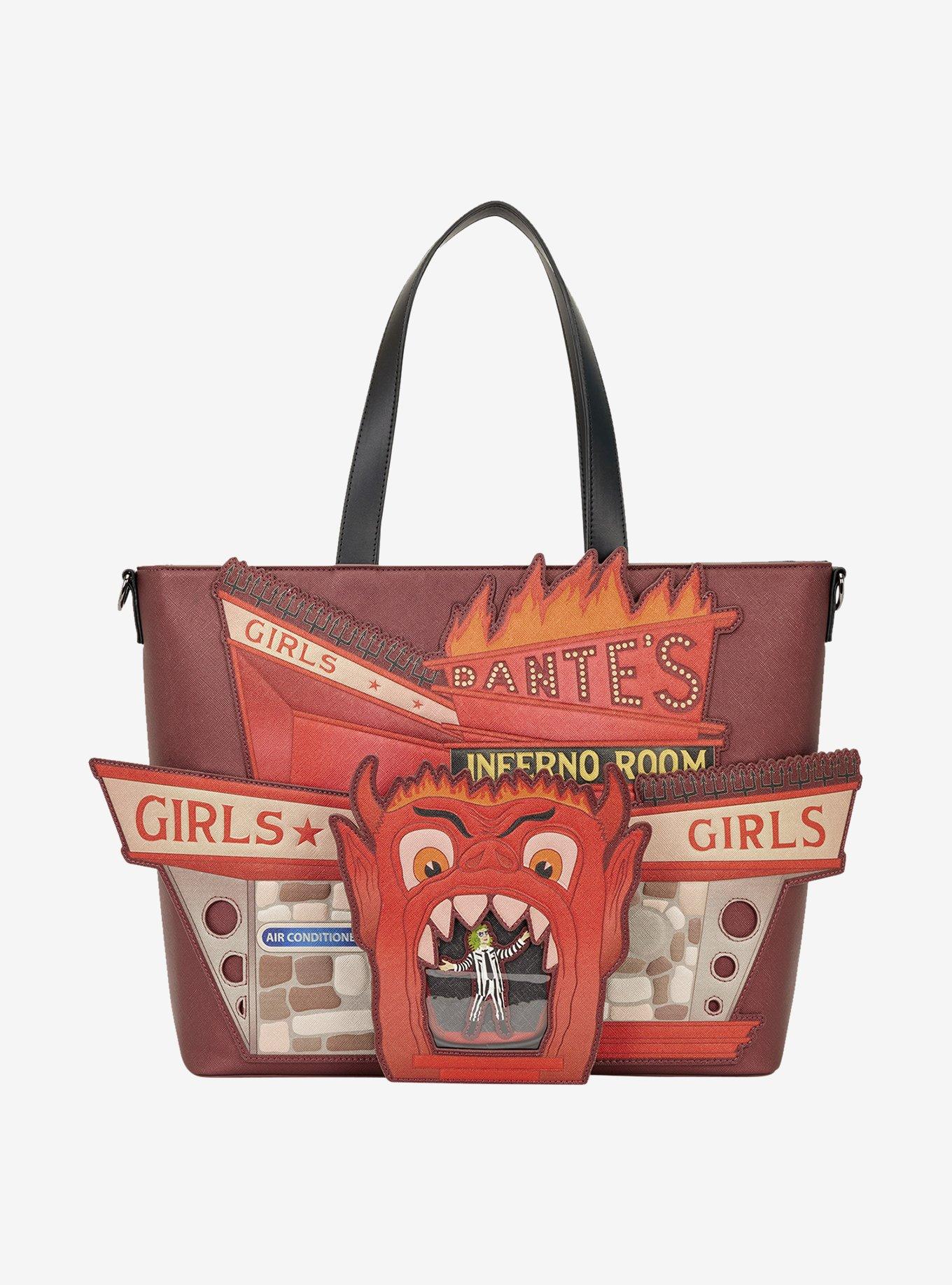 Loungefly Beetlejuice Dante's Inferno Room Tote Bag with Coin Purse, , hi-res