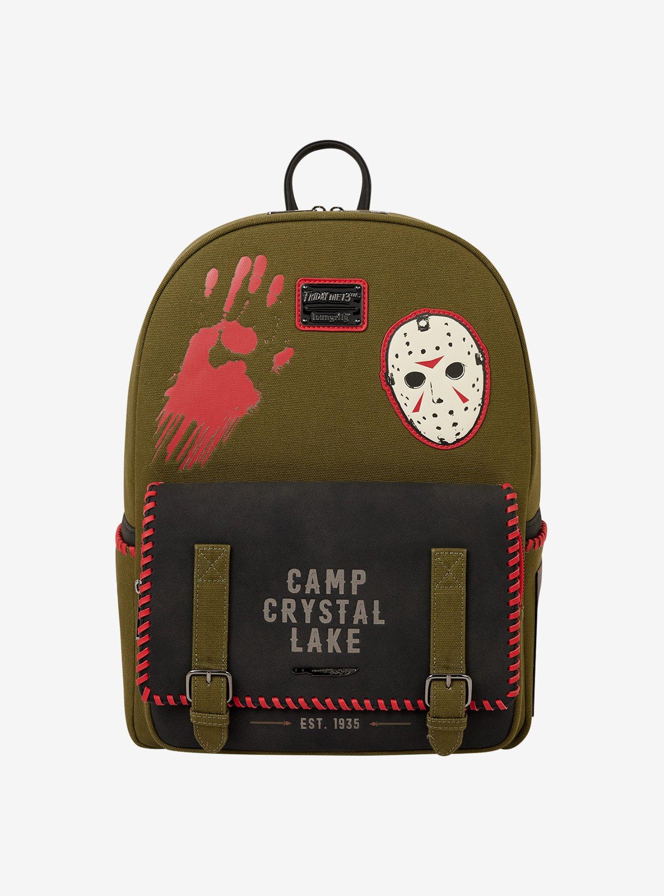 Loungefly Friday the 13th Camp Crystal Lake Canvas Glow-in-the