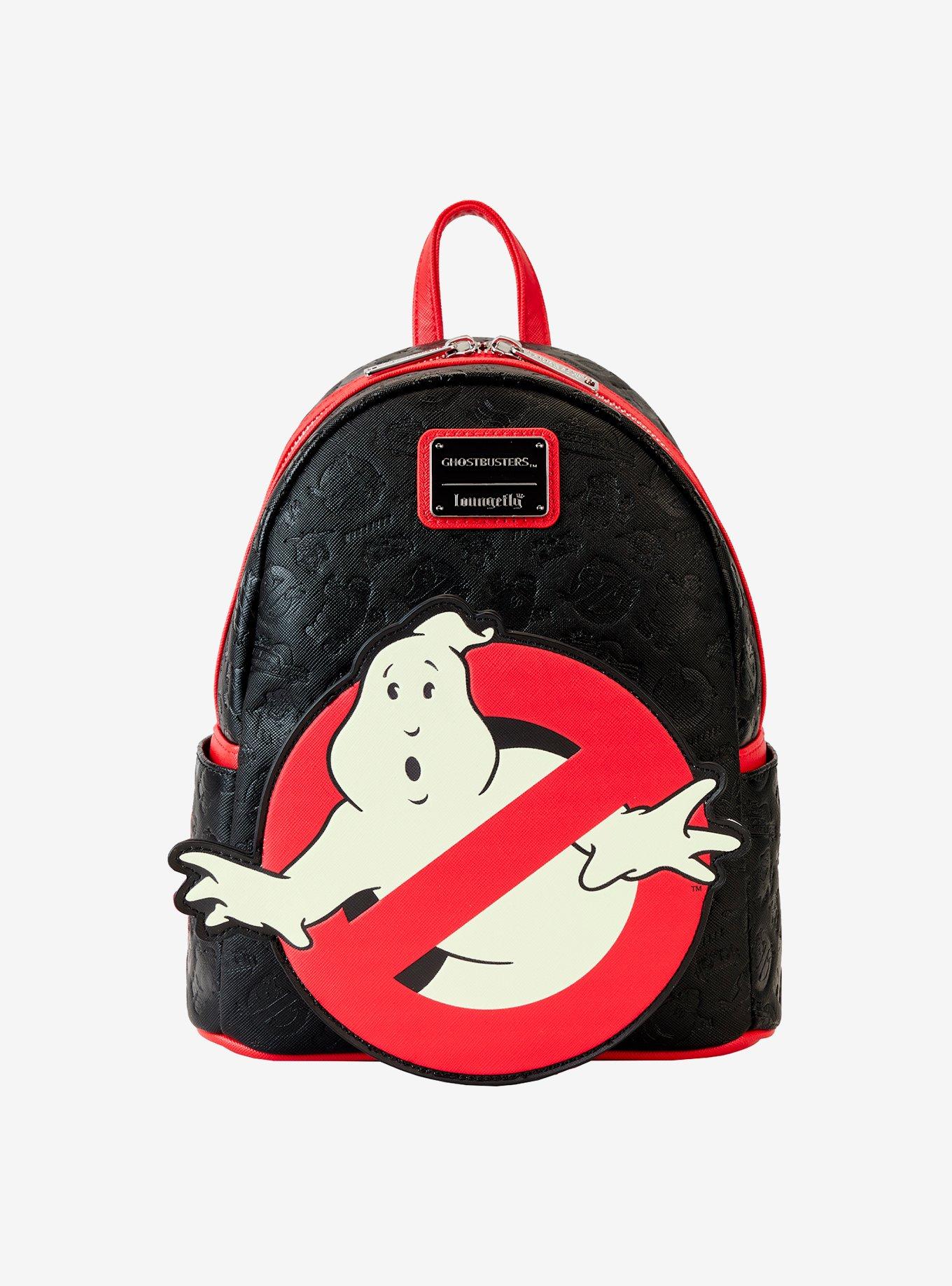 【Lounge Fly】Ghostbusters Logo Glow Mini Backpack Loungefly Ghostbusters Logo Glow-in-the-Dark Mini Backpack
