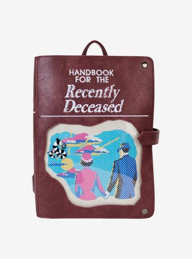 Loungefly Beetlejuice Handbook For The Recently Deceased Pin Trader Backpack NEW Beetlejuice Handbook For The Recently Deceased Pin Trader  main image 2