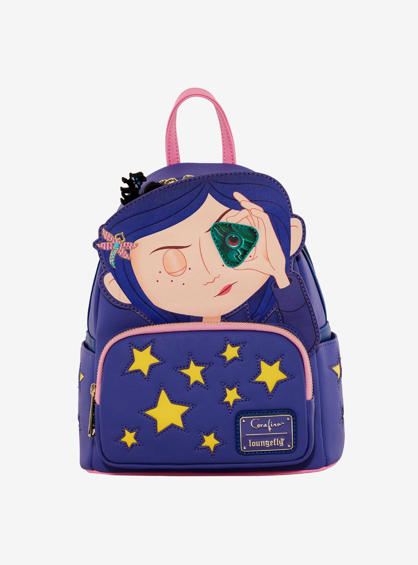 Loungefly Coraline Seeing Stone Figural Glow-in-the-Dark Mini Backpack, , hi-res