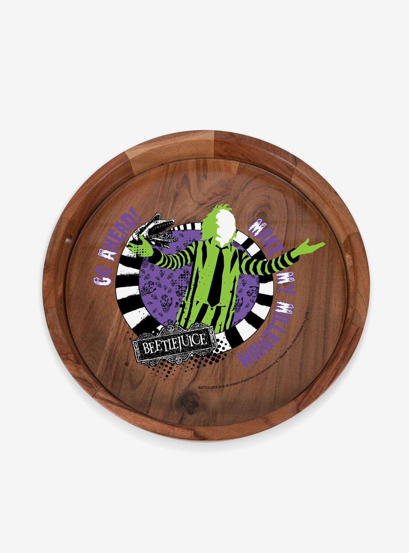 Beetlejuice Make My Millenium Serving Tray with Glass Insert, , hi-res