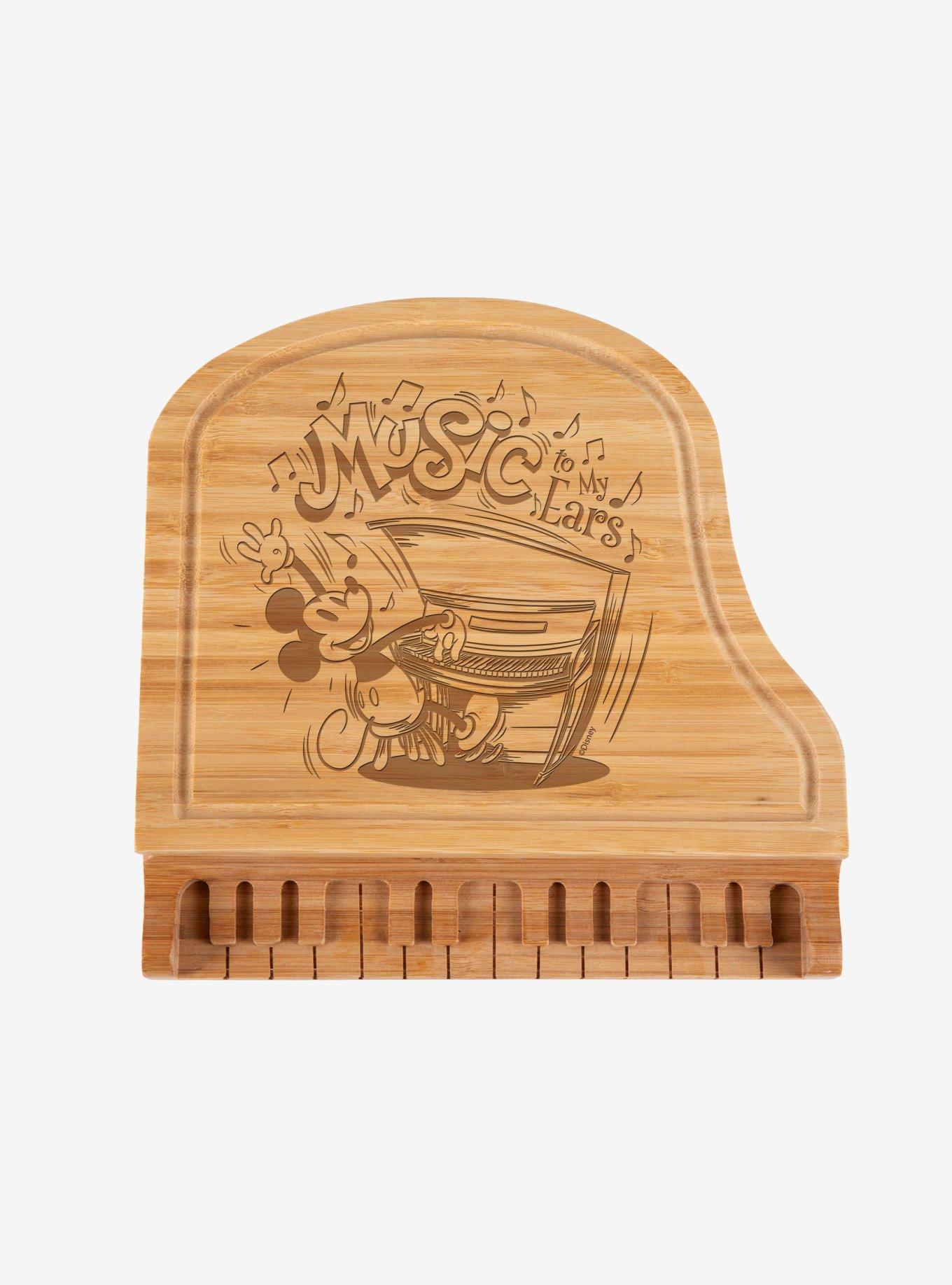 Disney Mickey Mouse Piano Cheese Cutting Board & Tools Set, , hi-res