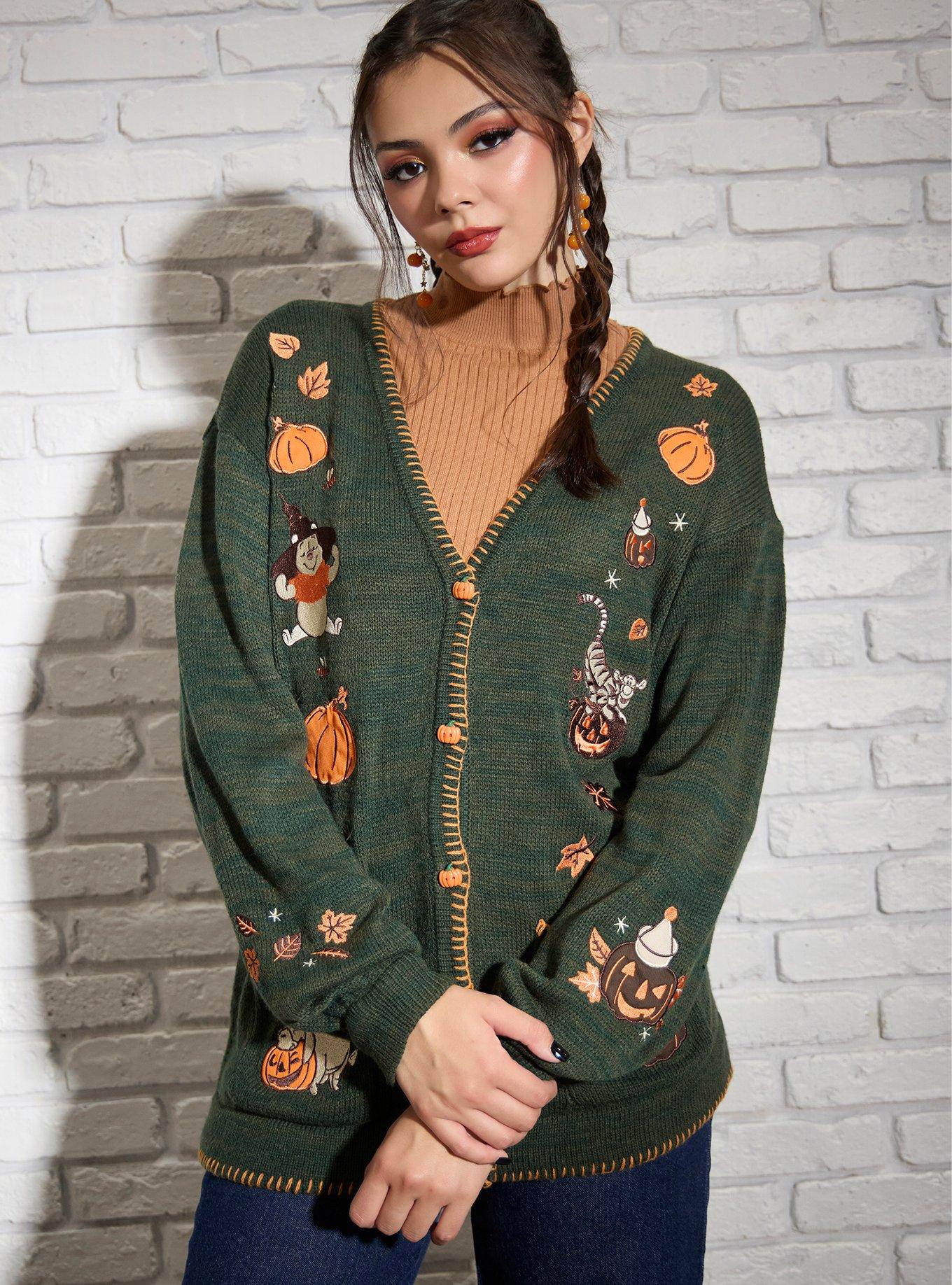 Her Universe Disney Winnie The Pooh Halloween Cardigan, , hi-res