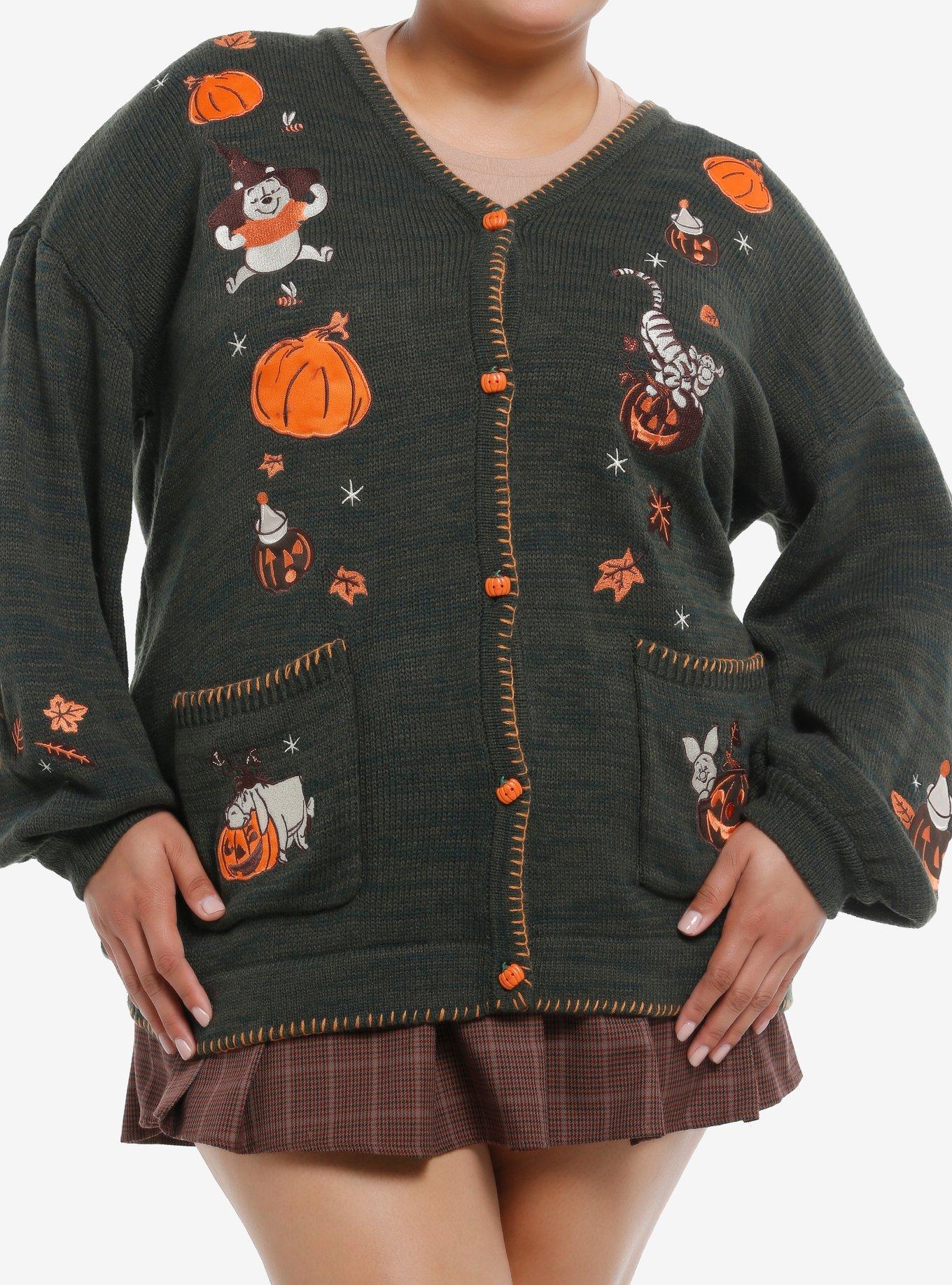 Her Universe Disney Winnie The Pooh Halloween Cardigan Plus Size, , hi-res