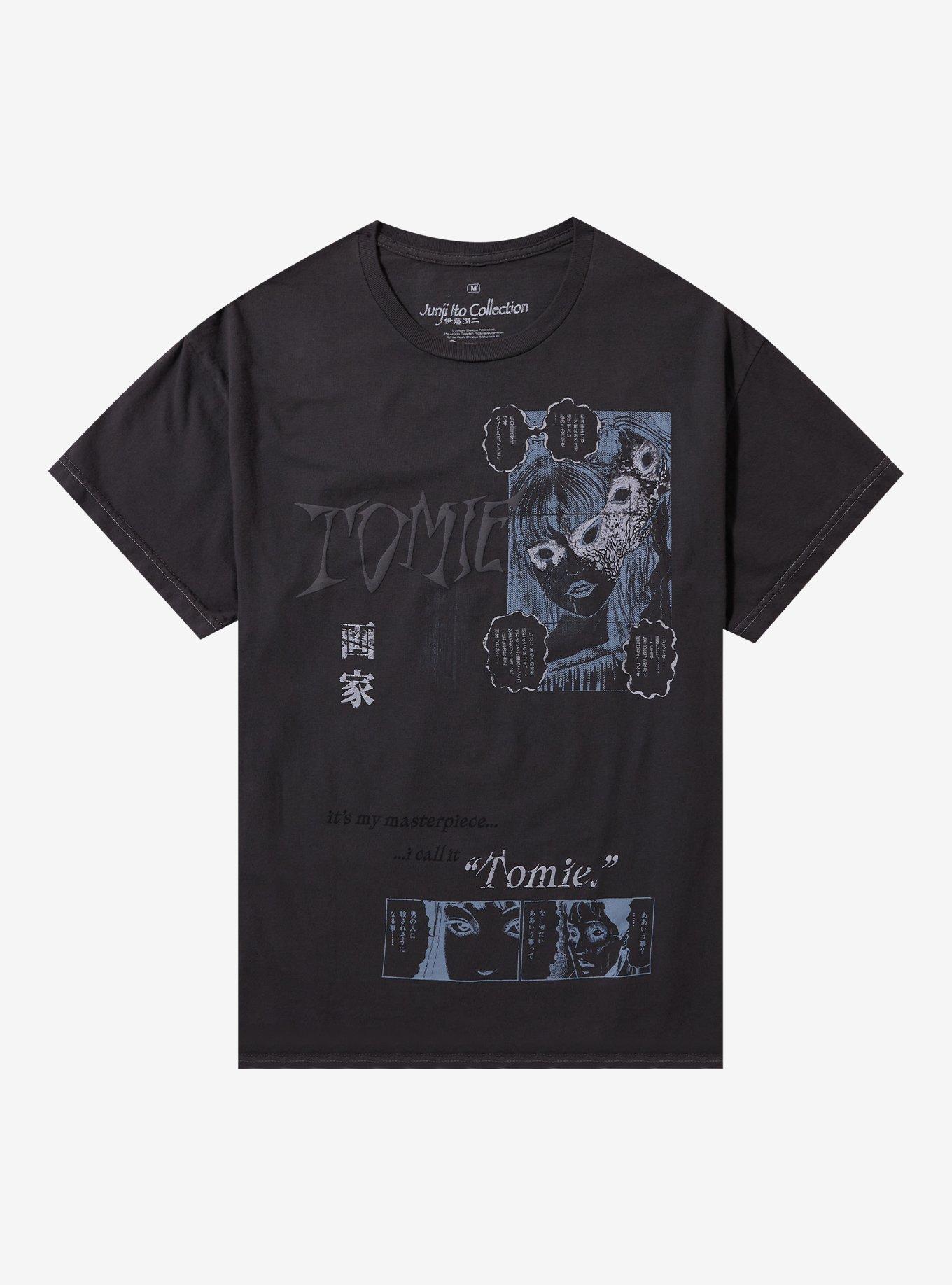 Junji Ito Tomie Quote Tonal Double-Sided T-Shirt, , hi-res