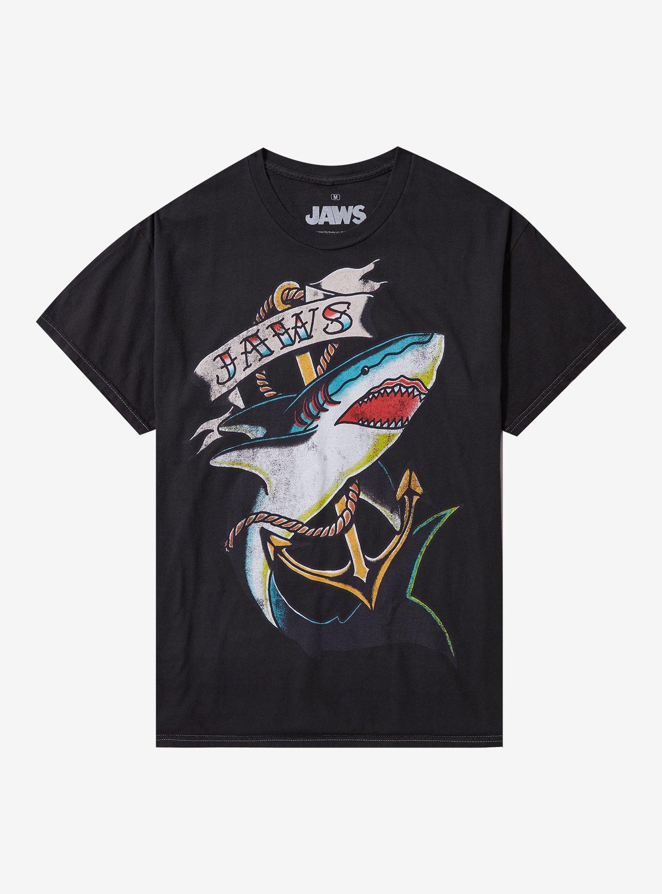 Jaws Tattoo Print T-Shirt, , hi-res