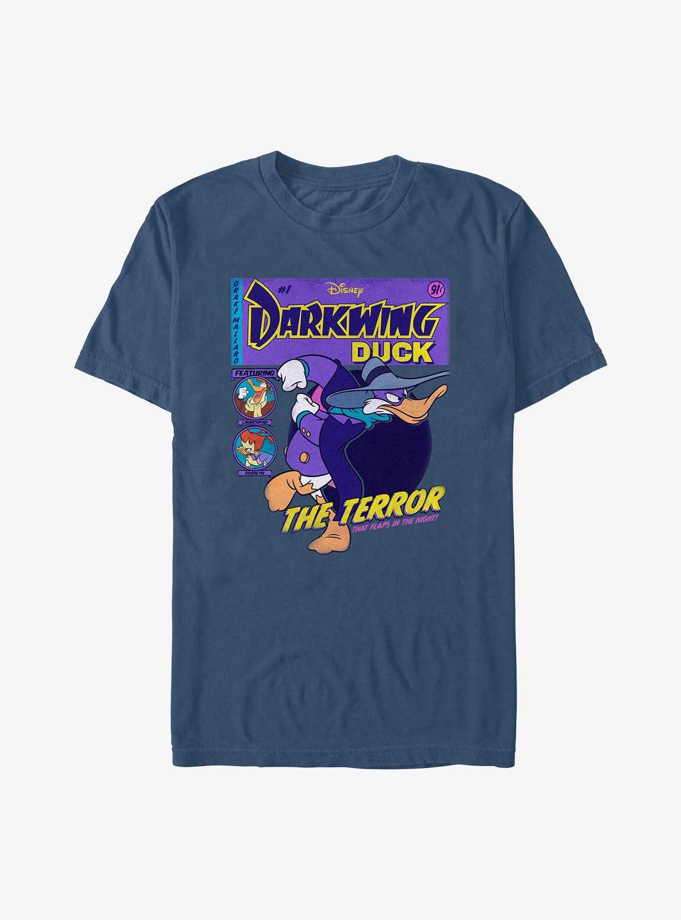 COMFORTCOLORS Disney Darkwing Duck Comic Cover Garment Dye T-Shirt