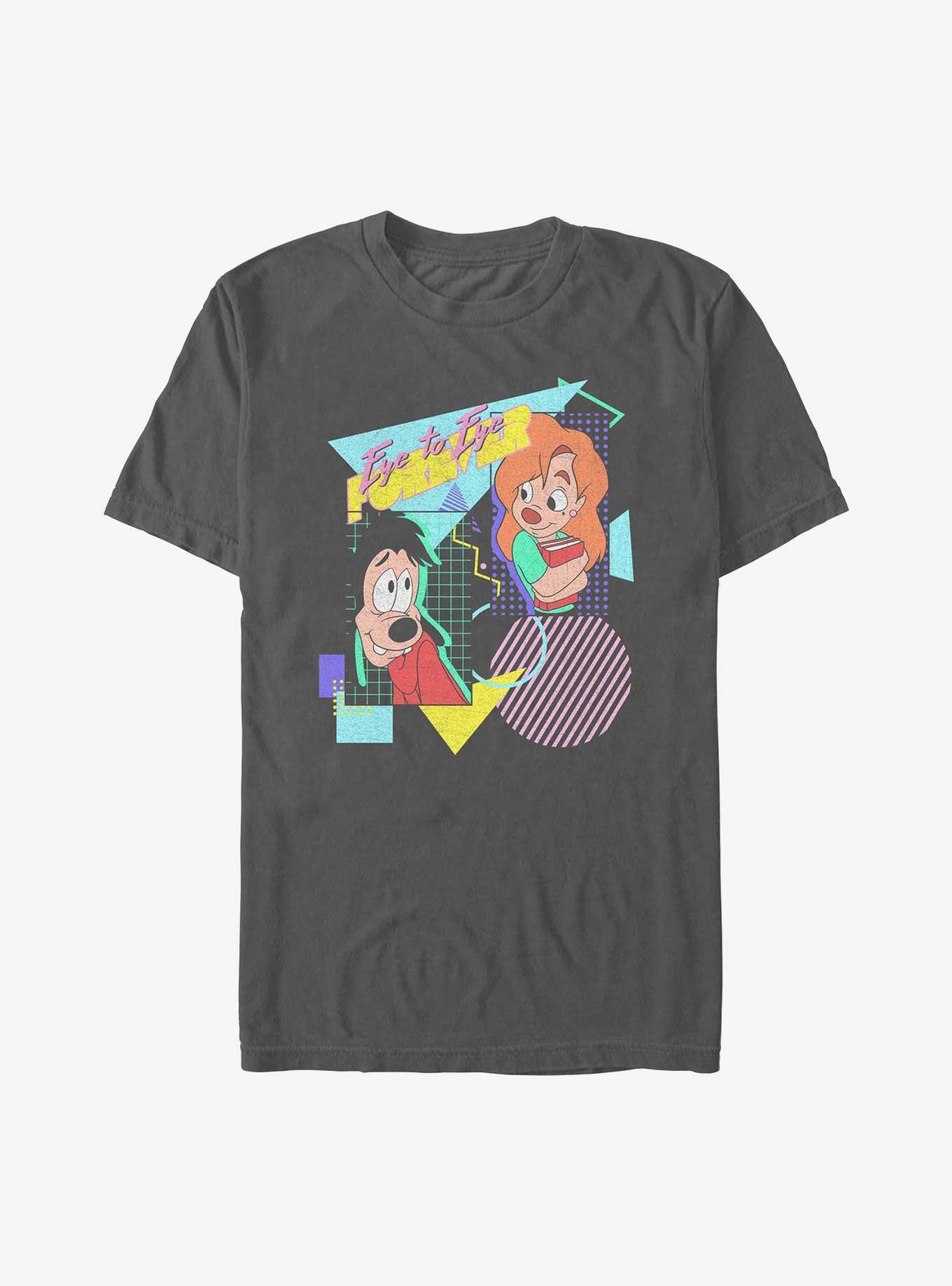 COMFORTCOLORS Disney A Goofy Movie Eye To Eye Max & Roxanne Garment Dye T-Shirt