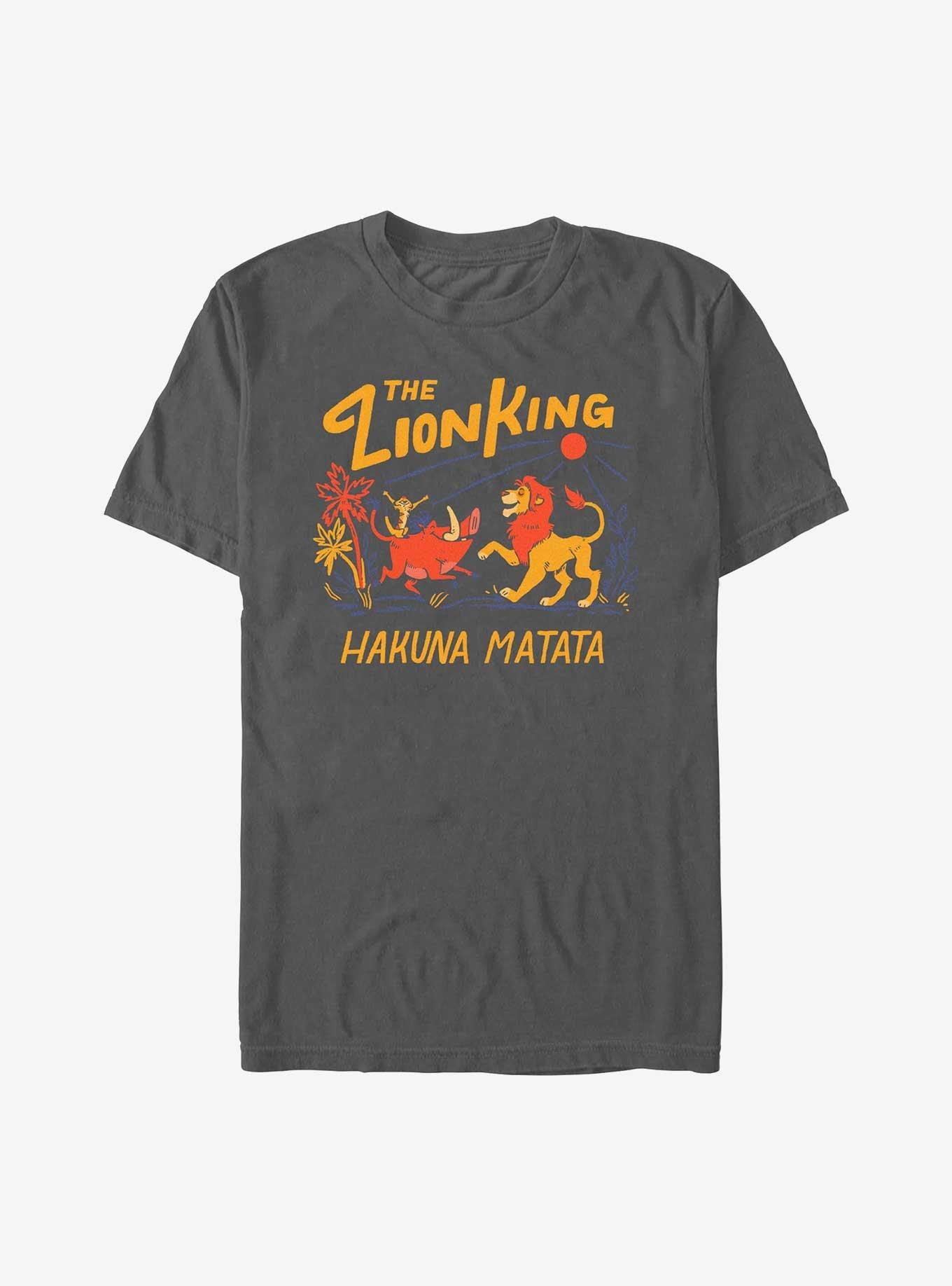 COMFORTCOLORS Disney The Lion King Hakuna Matata Garment Dye T-Shirt