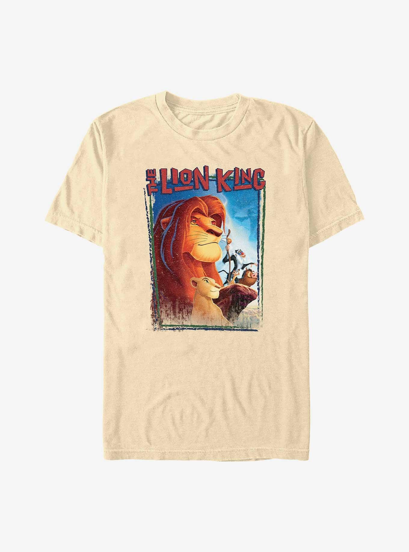 COMFORTCOLORS Disney The Lion King Poster Garment Dye T-Shirt