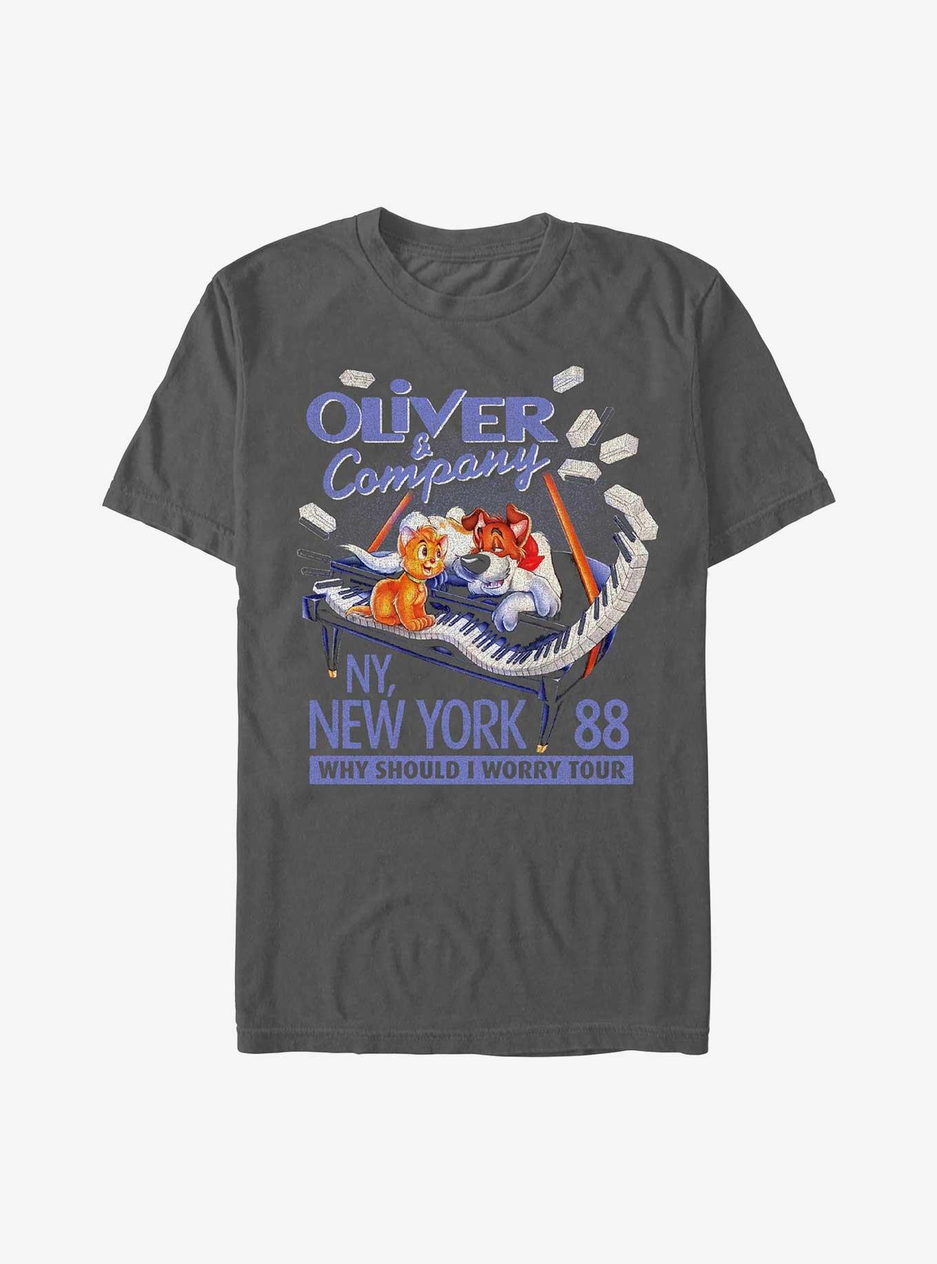 COMFORTCOLORS Disney Oliver & Company New York Worry Tour Garment Dye T-Shirt