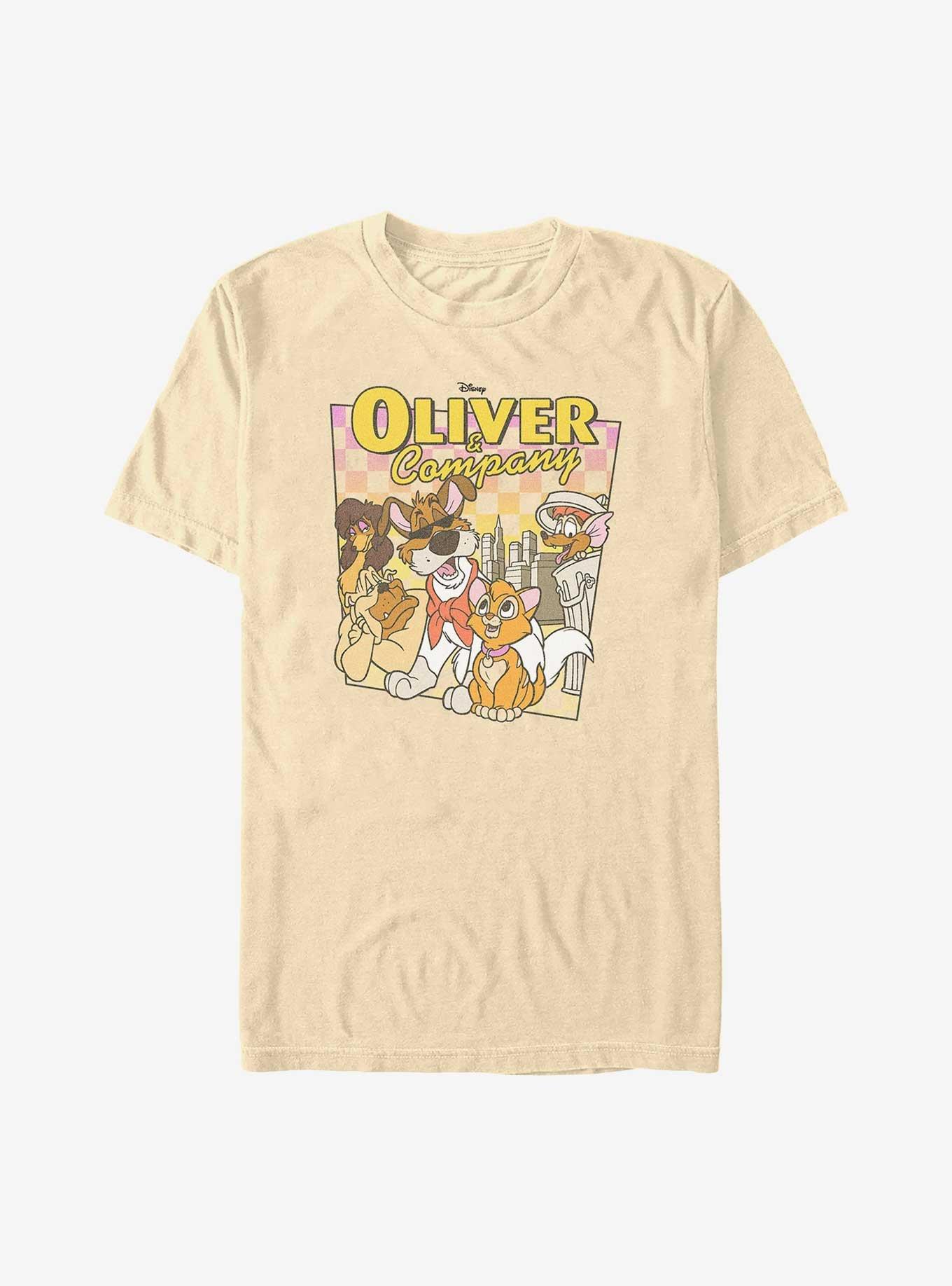 COMFORTCOLORS Disney Oliver & Company Classic Garment Dye T-Shirt