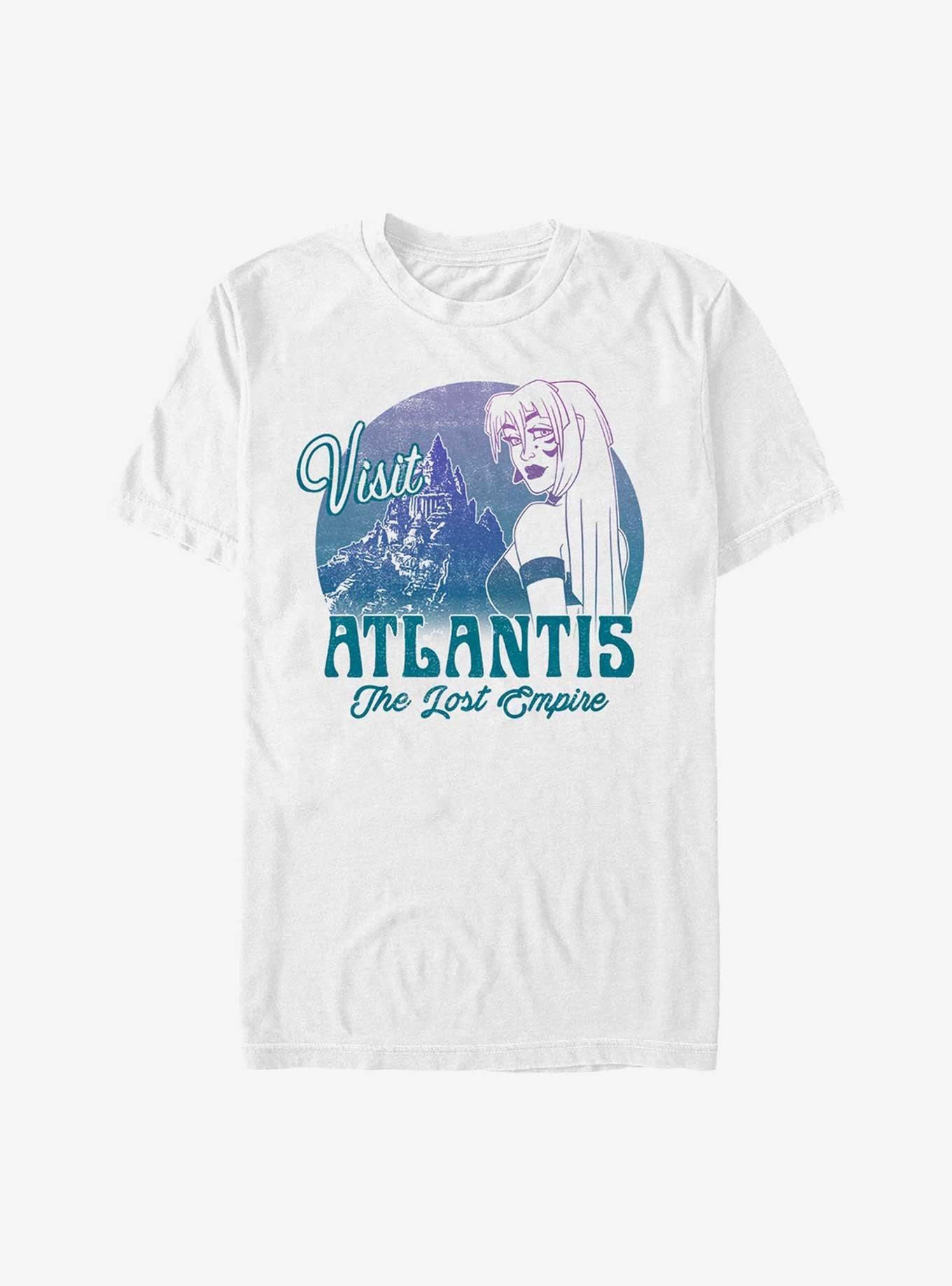 Atlantis: The Lost Empire Destination Garment Dye T-Shirt, WHITE, hi-res