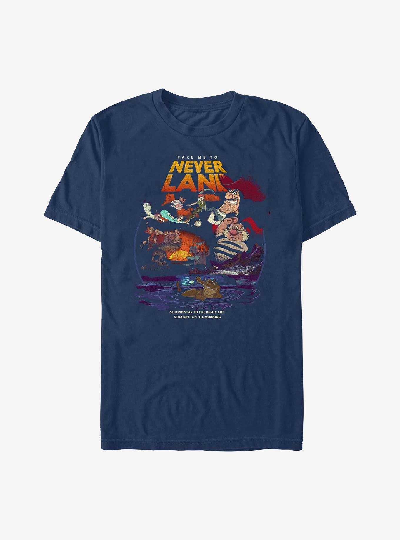 Disney Peter Pan To Never Land Garment Dye T-Shirt, , hi-res