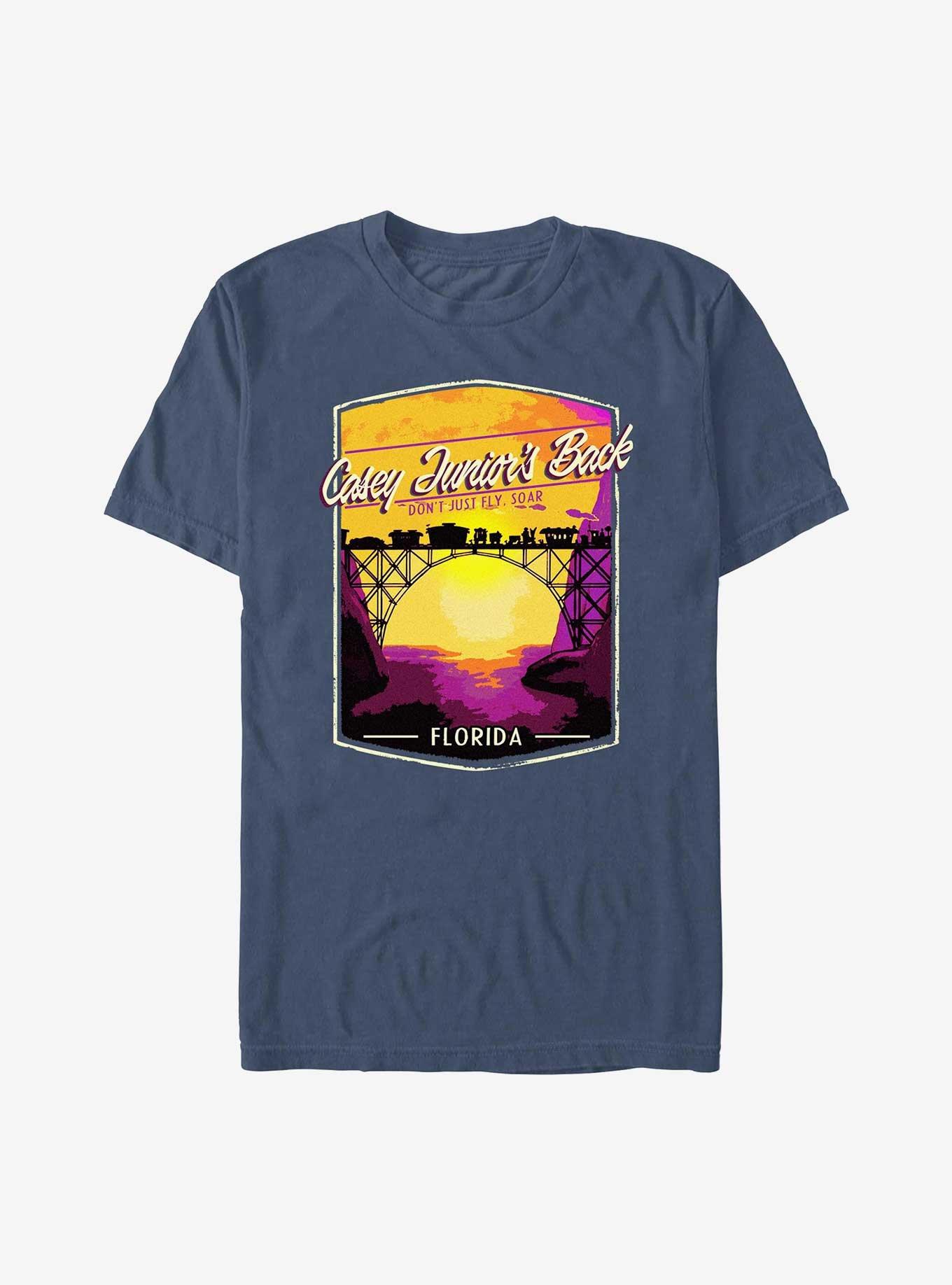 COMFORTCOLORS Disney Dumbo Casey Junior's Back Garment Dye T-Shirt