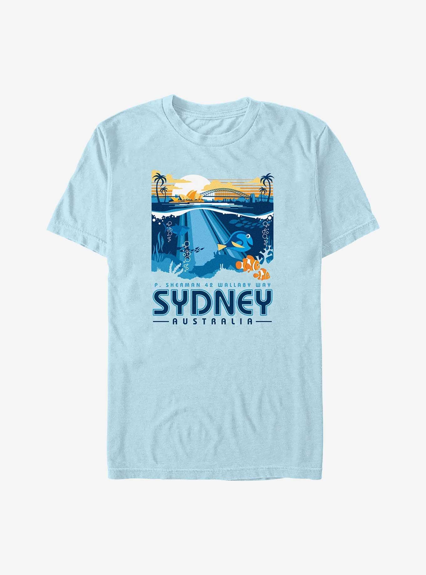 Disney Pixar Finding Nemo Wallaby Way Sydney Garment Dye T-Shirt