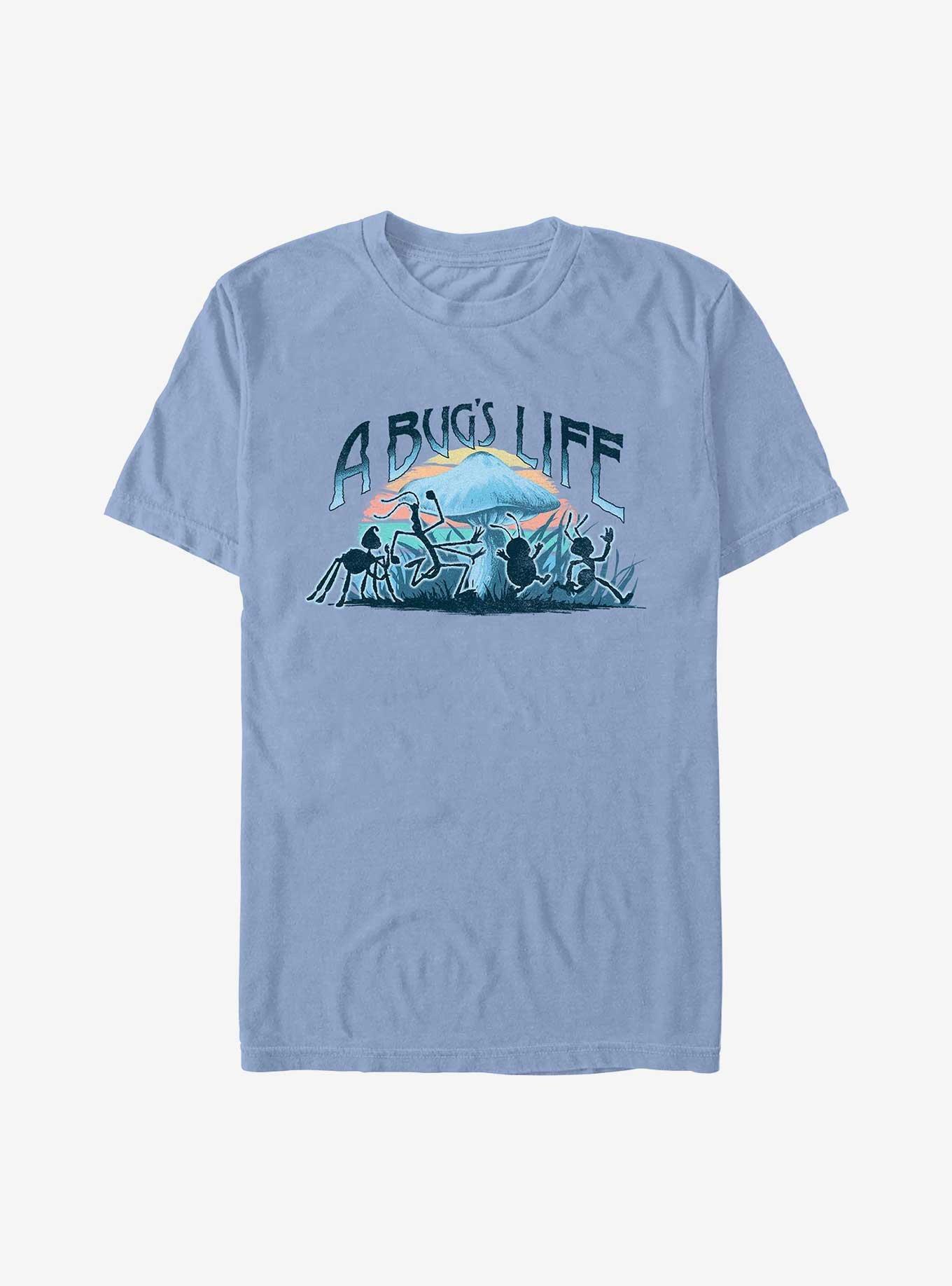COMFORTCOLORS Disney A Bug's Life Mushroom Bugs Garment Dye T-Shirt
