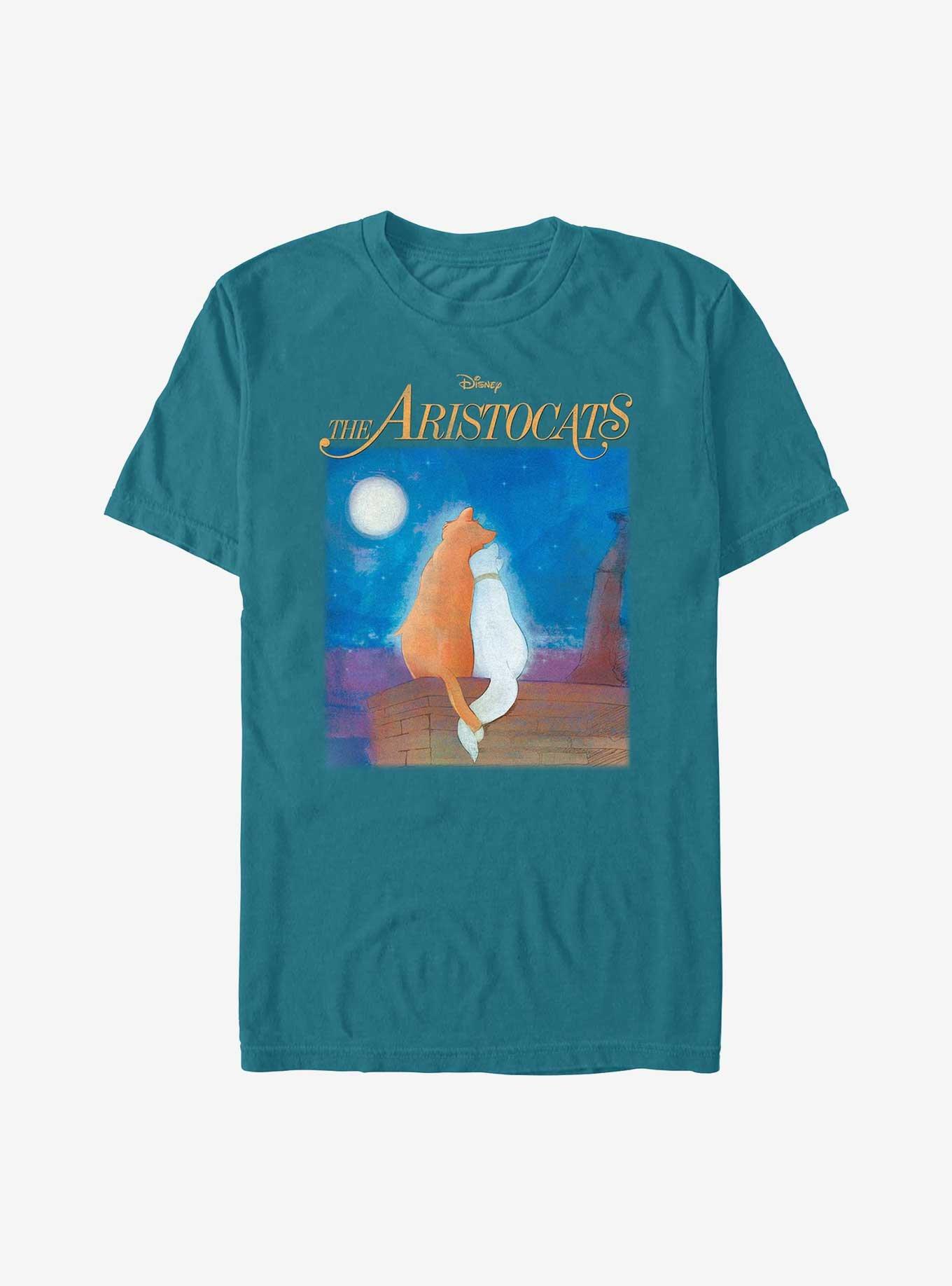 COMFORTCOLORS Disney The AristoCats Night Sky Stars Garment Dye T-Shirt