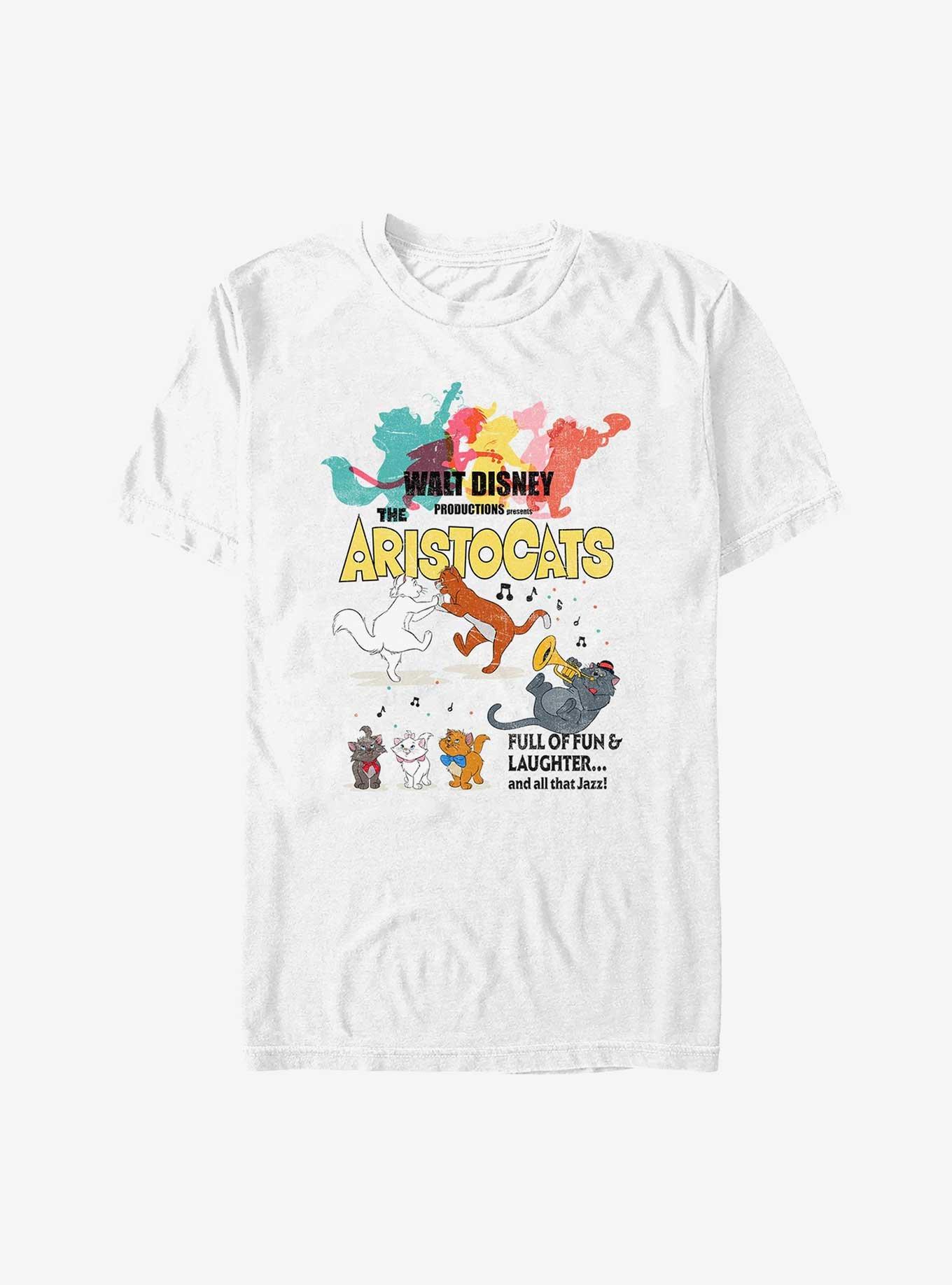 COMFORTCOLORS Disney The AristoCats Vintage Poster Garment Dye T-Shirt