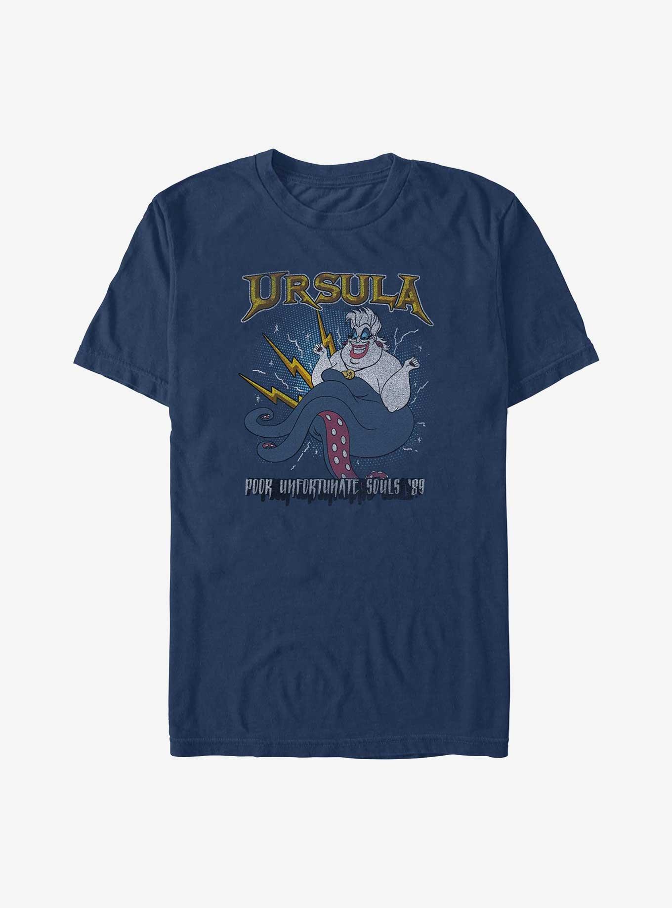 Disney The Little Mermaid Ursula Unfortunate Souls Garment Dye T-Shirt, TRUENAVY, hi-res