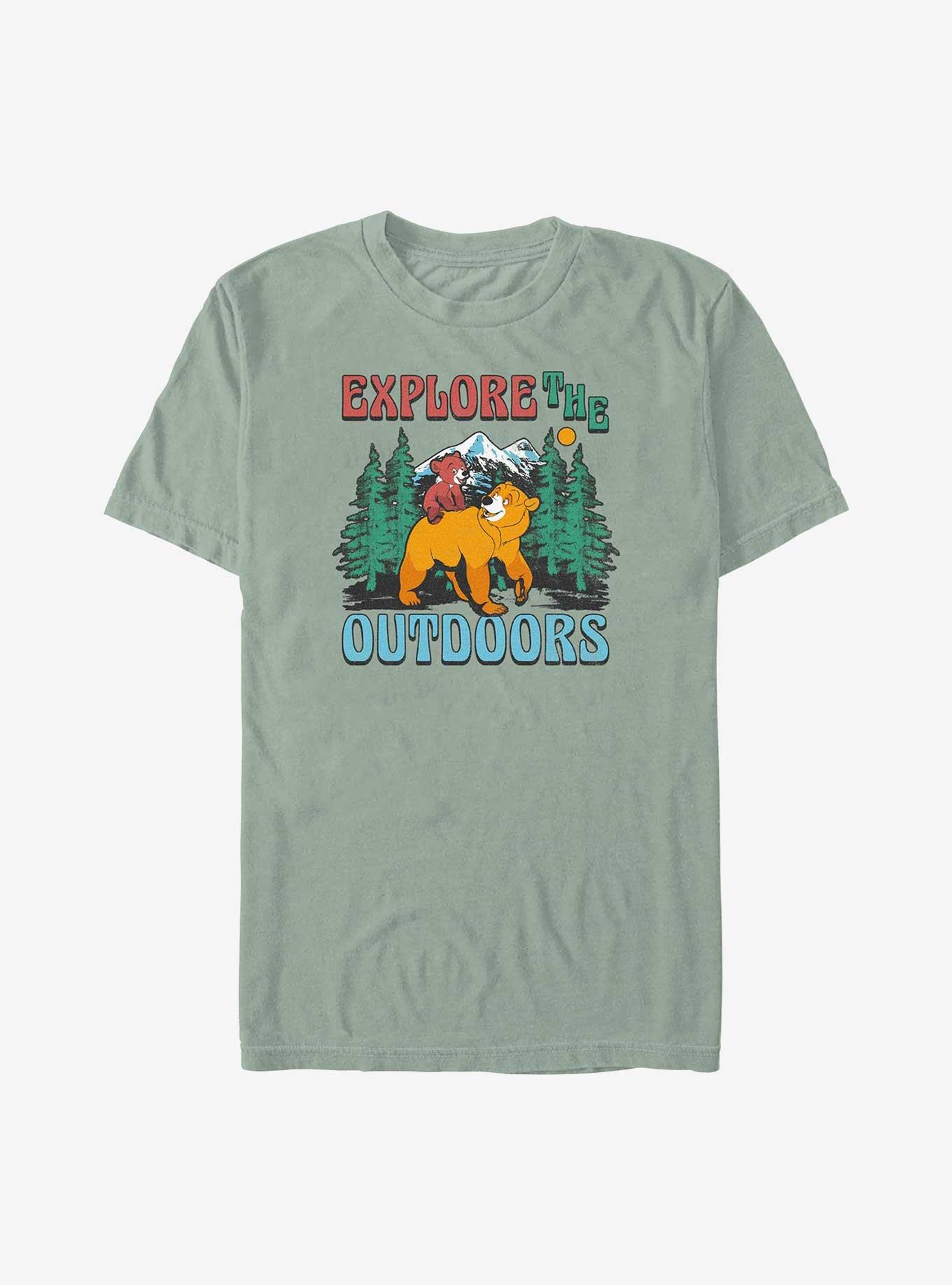 Disney Brother Bear Explore The Outdoors Garment Dye T-Shirt, BAY, hi-res