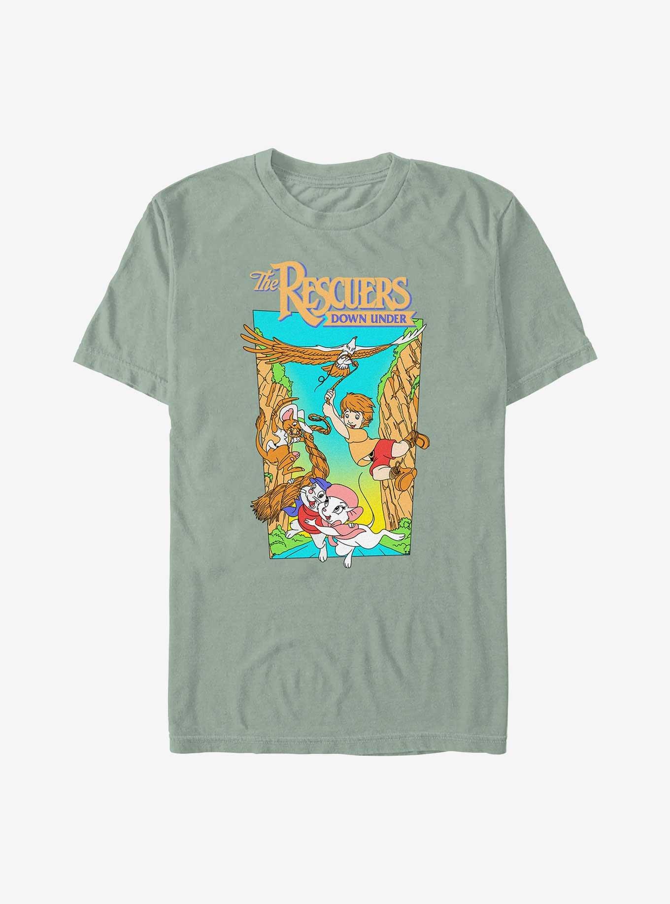 COMFORTCOLORS Disney The Rescuers Down Under Classic Garment Dye T-Shirt