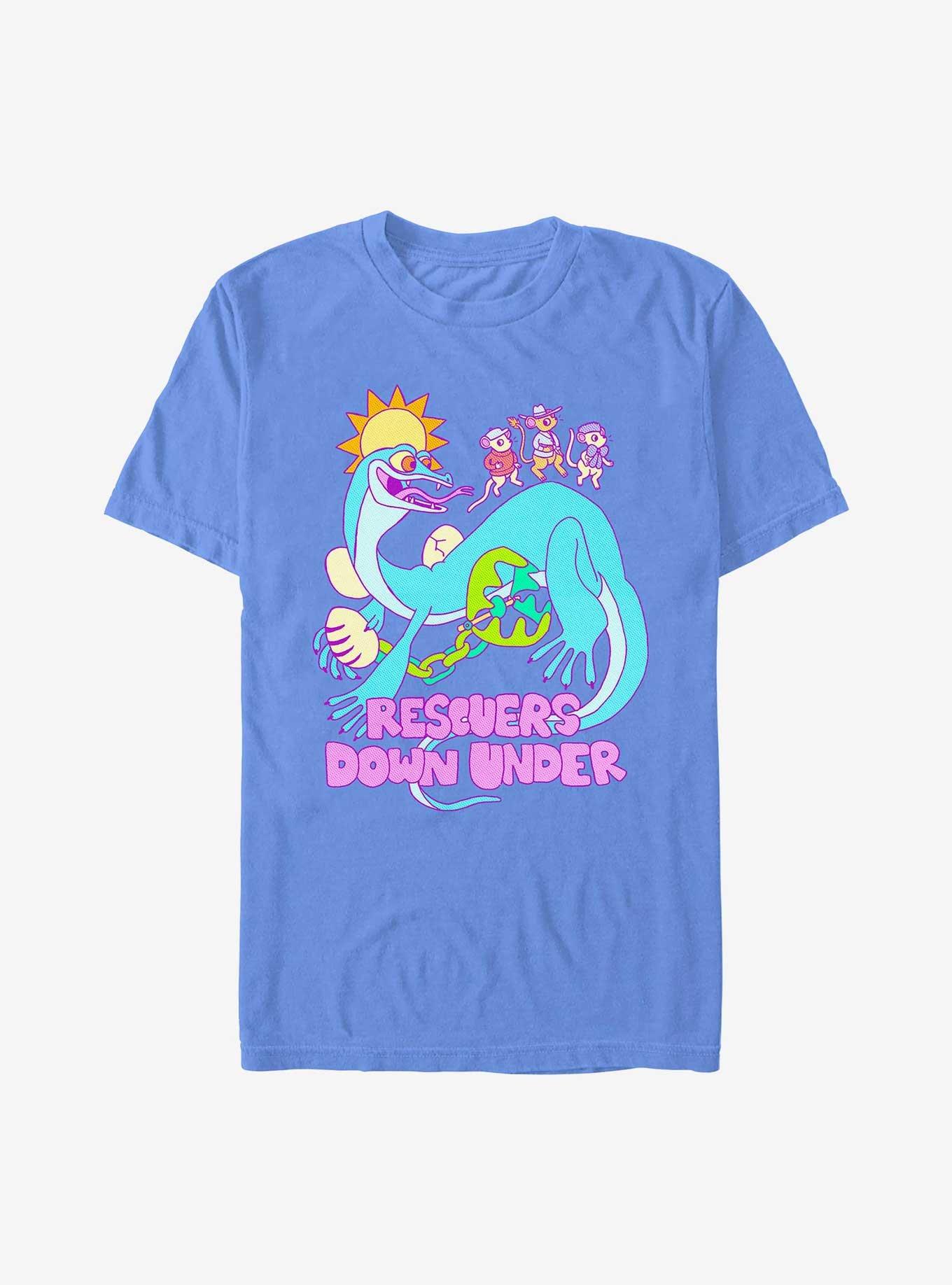 COMFORTCOLORS Disney The Rescuers Down Under Dino Garment Dye T-Shirt