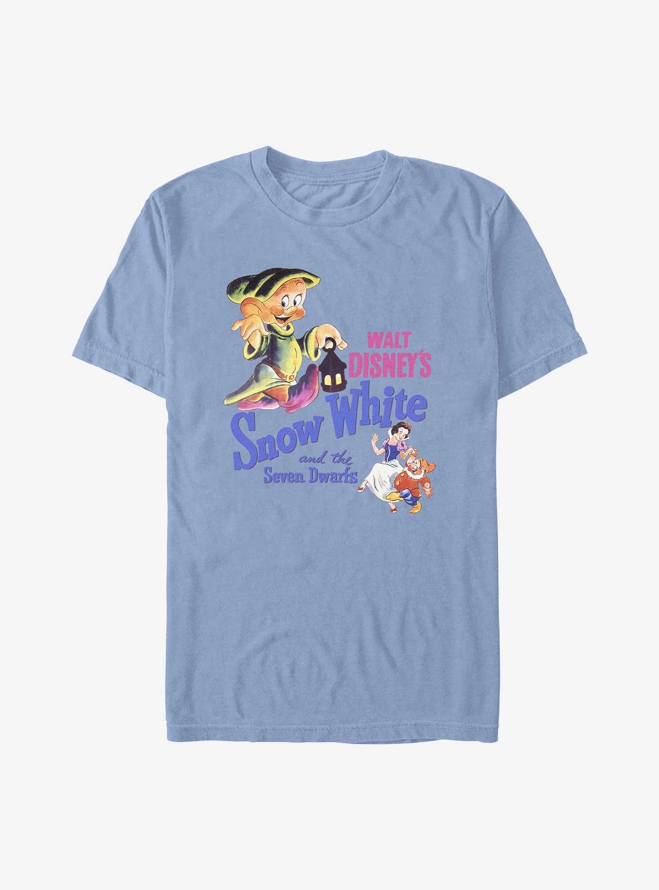 COMFORTCOLORS Disney Snow White and the Seven Dwarfs Classic Garment Dye T-Shirt