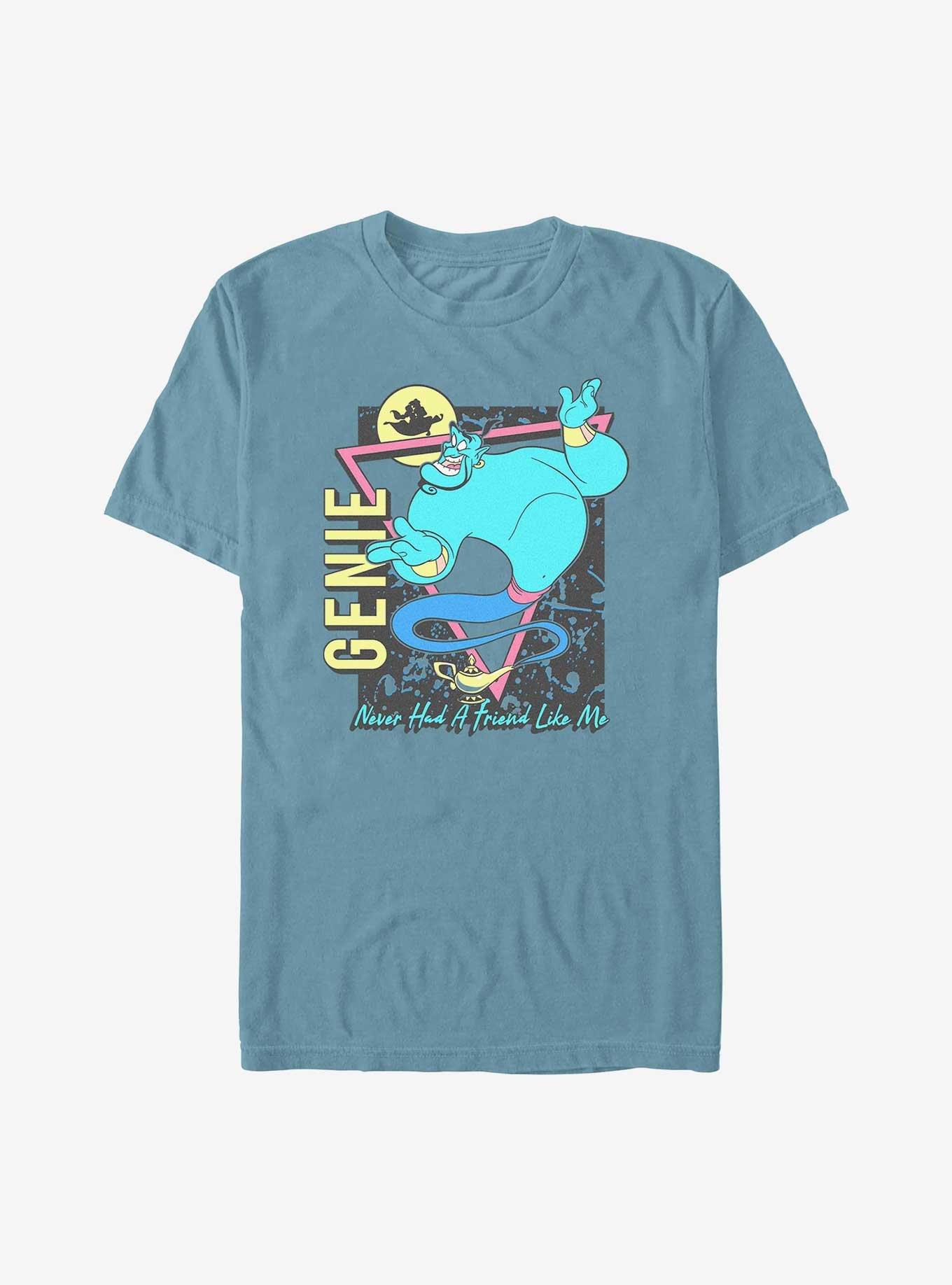 COMFORTCOLORS Disney Aladdin Retro Friend Like Genie Garment Dye T-Shirt
