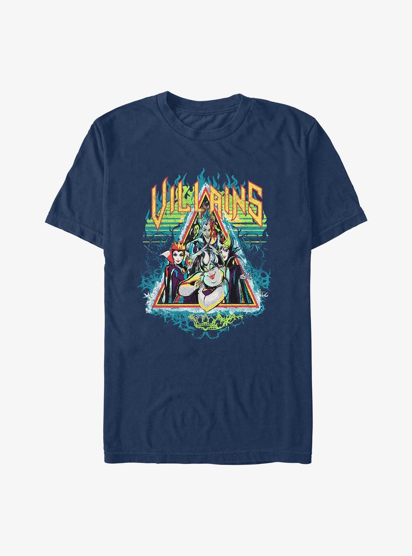 Disney Villains Heavy Metal Garment Dye T-Shirt, TRUENAVY, hi-res