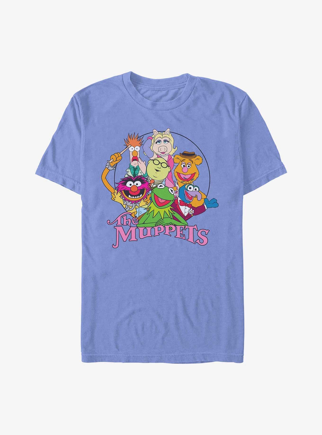 Disney The Muppets Puppet Group Garment Dye T-Shirt, MYSTICBLUE, hi-res