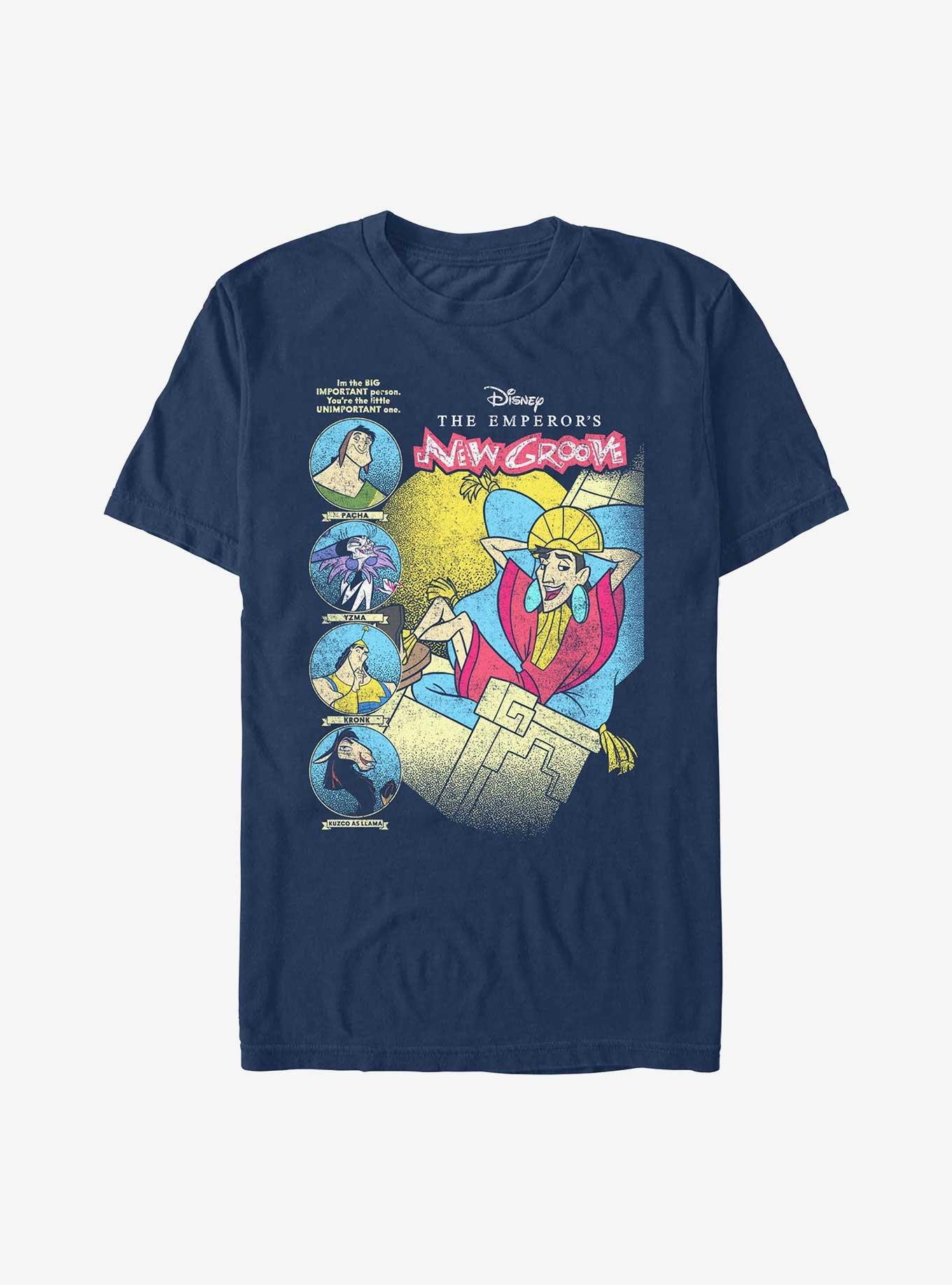 Disney The Emperor's New Groove Comic Garment Dye T-Shirt, TRUENAVY, hi-res