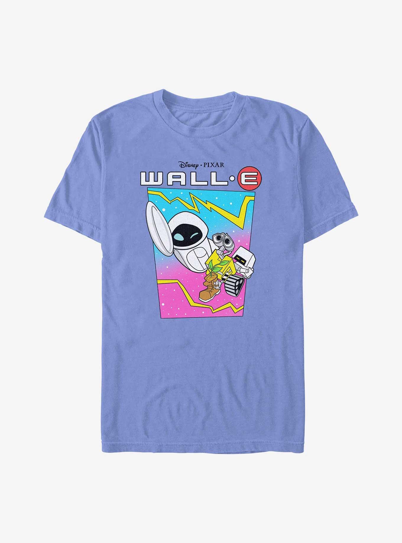 Disney Pixar WALL-E Space Buds Garment Dye T-Shirt, MYSTICBLUE, hi-res