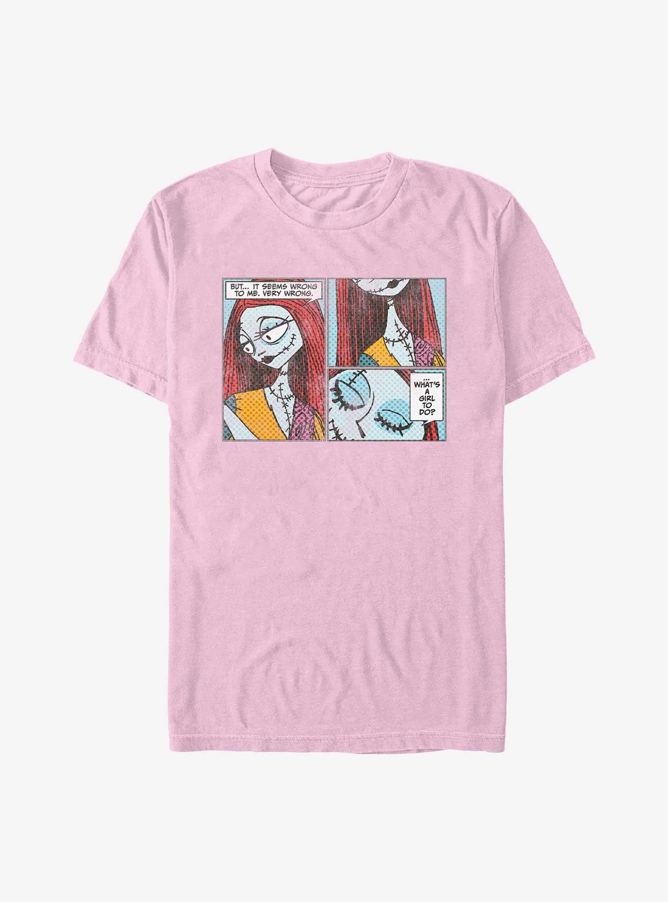 COMFORTCOLORS The Nightmare Before Christmas Sally Comic Garment Dye T-Shirt