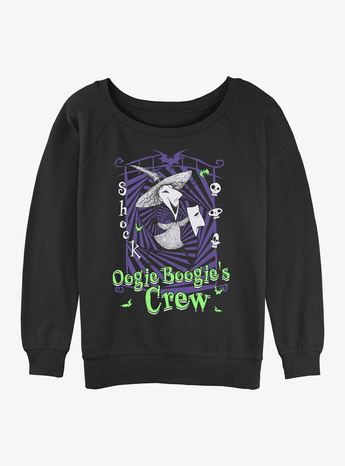 Disney The Nightmare Before Christmas Boogies Crew Shock Girls Slouchy Sweatshirt, , hi-res