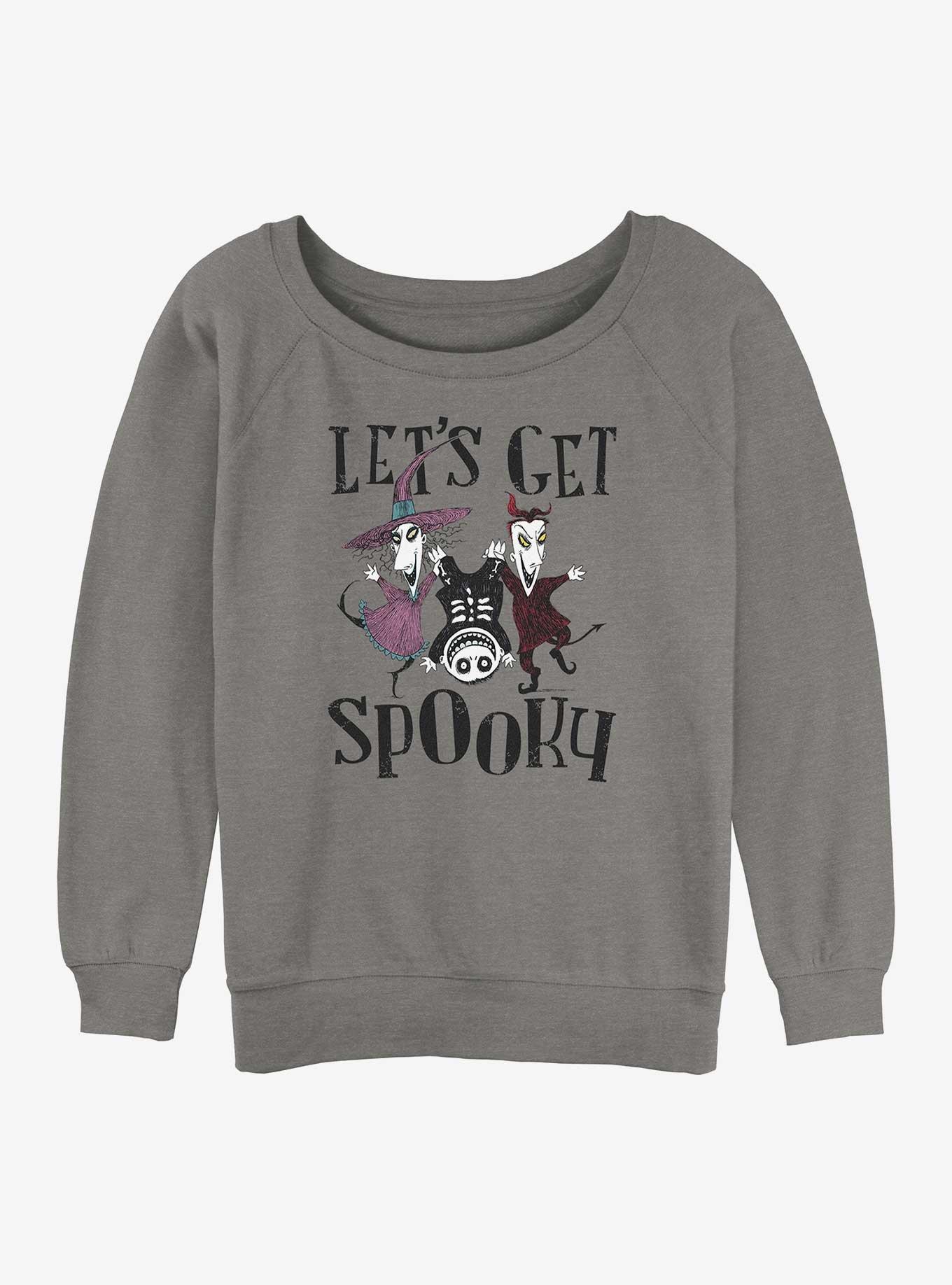 The Nightmare Before Christmas Get Spooky Girls Slouchy Sweatshirt, , hi-res