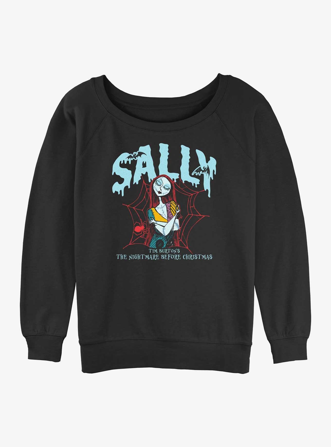 The Nightmare Before Christmas Collegiate Sally Girls Slouchy Sweatshirt, , hi-res